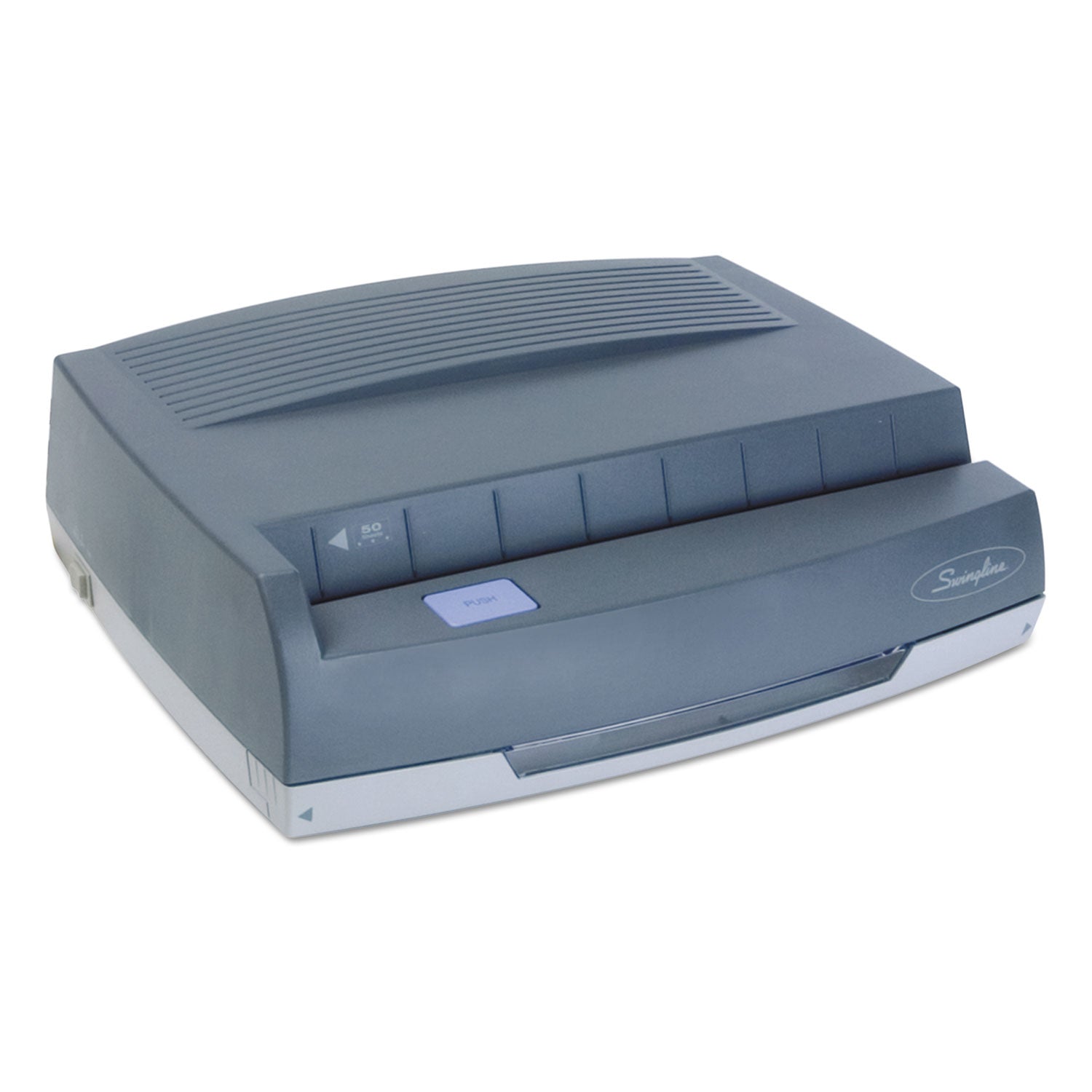 50 Sheet 350md Electric Three Hole Punch - Heavy Duty Paper Drill for Office & School - 9/32