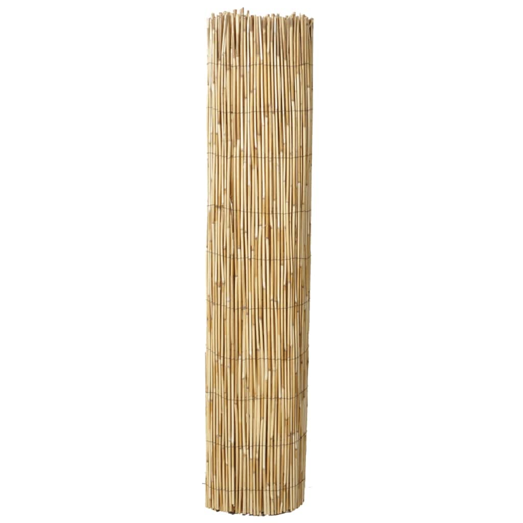 SKM Garden Reed Fence 16.4ft x 5.6ft Natural Bamboo Privacy Screen - Perfect for Patio, Deck, Poolside, and Backyard Landscaping