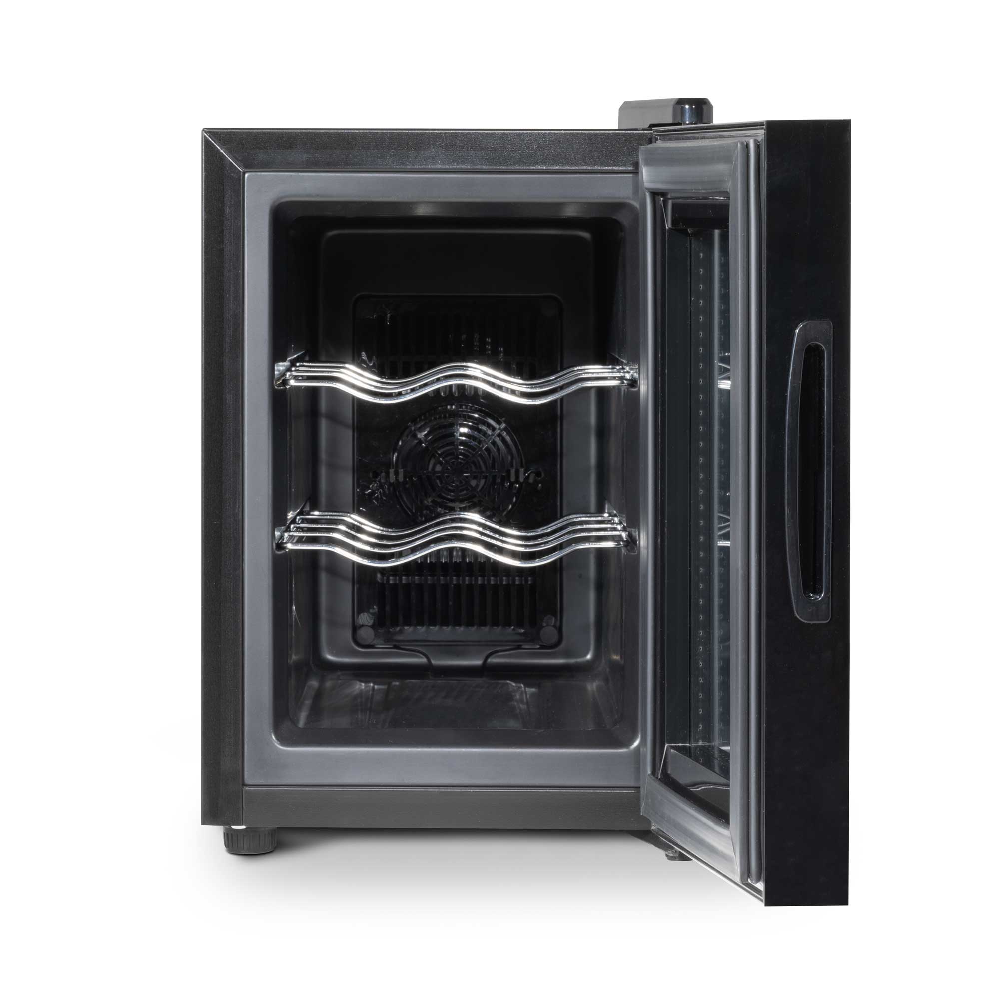 Baridi 6 Bottle Thermoelectric Wine Cooler with Touch Controls - Compact Tabletop Design (5-18°C Temperature Range) | Perfect for Home Bars, Kitchen Countertops & Small Spaces