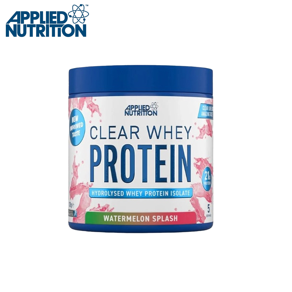 Applied Nutrition Clear Whey Isolate Protein Powder - 125g Trial Pack (5 Servings) | Zero Sugar, Low Carb, Fast Absorption | Perfect for Post-Workout Recovery & Muscle Growth