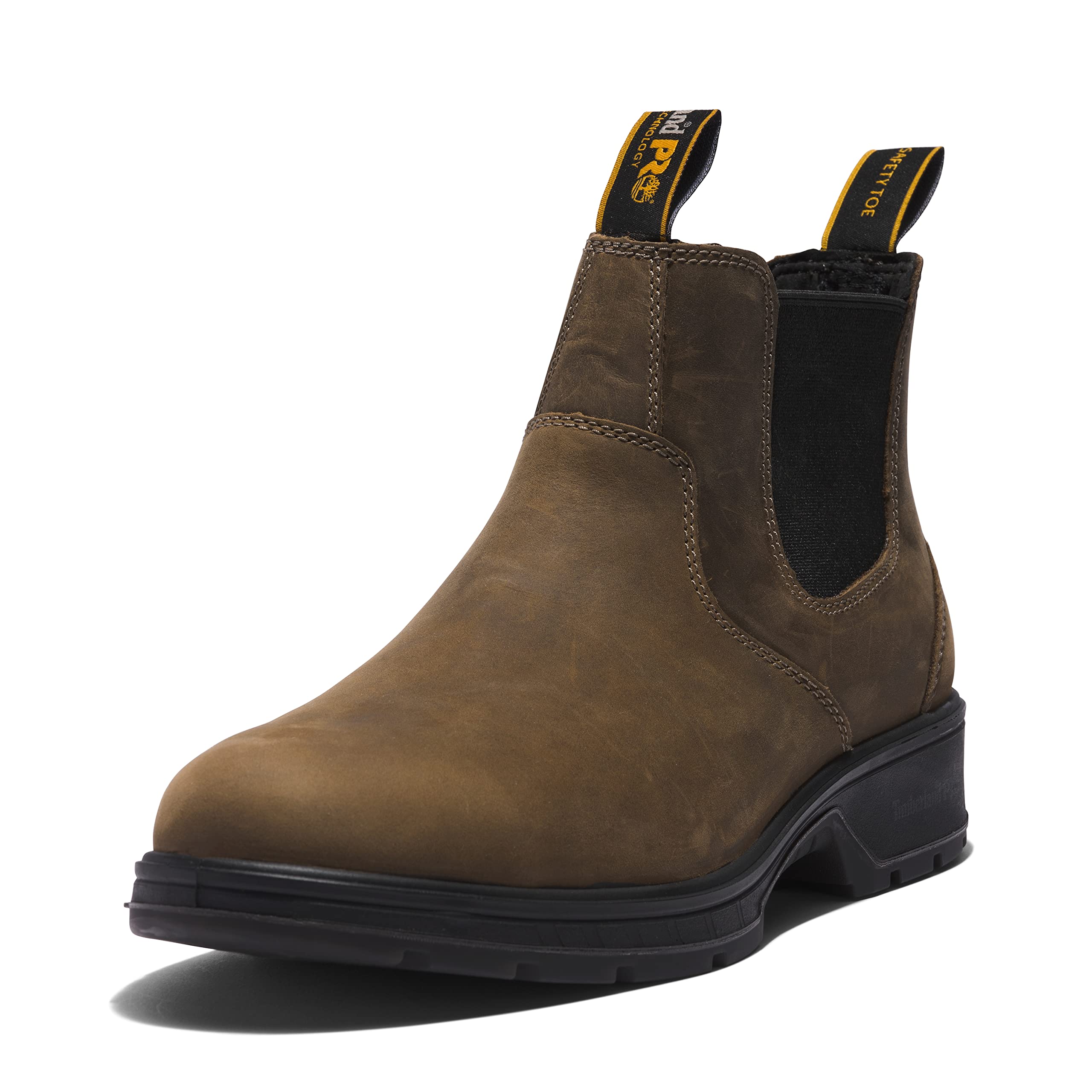 Timberland PRO Men's Nashoba Composite Safety Toe Chelsea Work Boots - Slip Resistant, Waterproof for Construction & Industrial Work