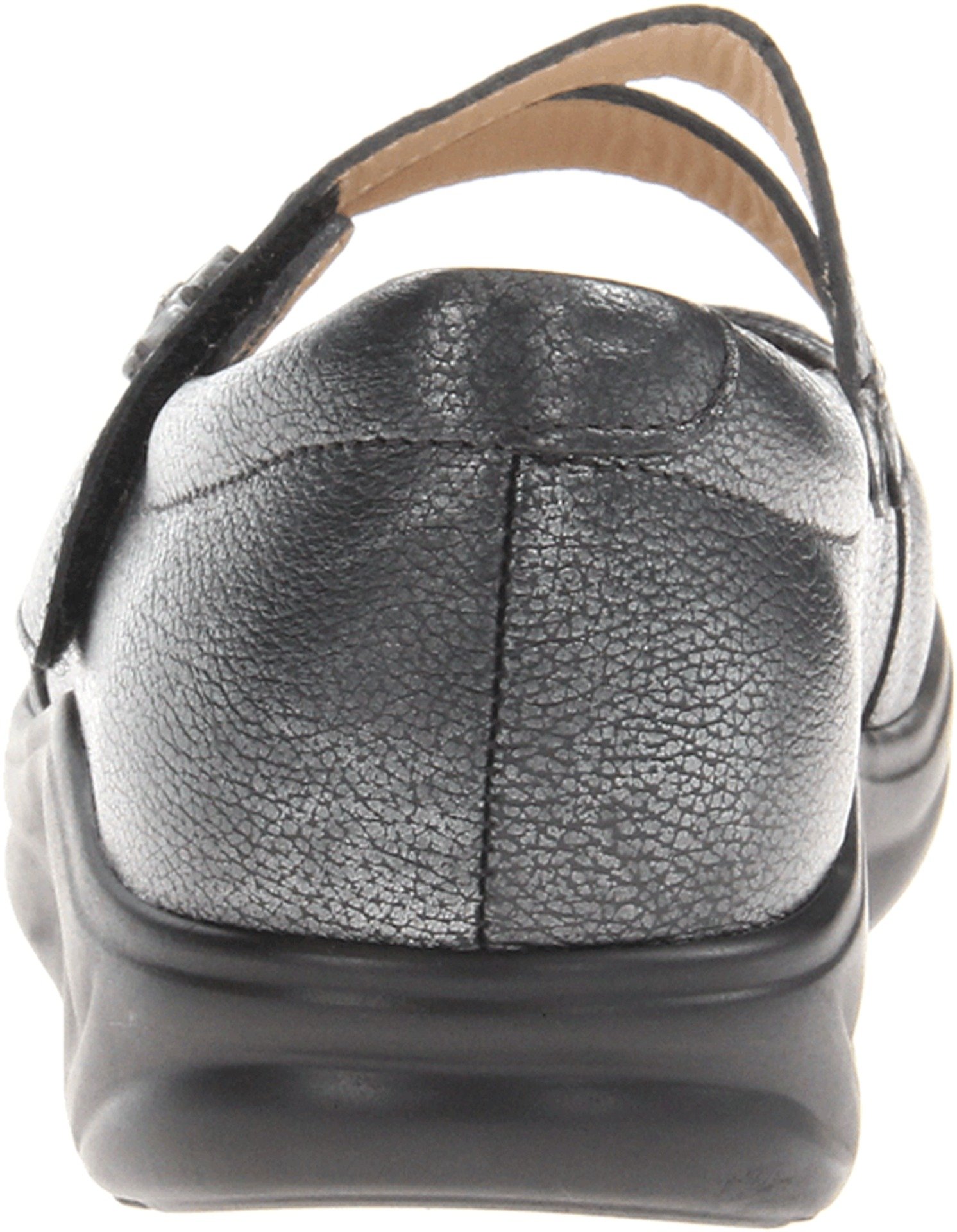 Birkenstock Women's Sacramento Sandals - Nero/Silver - Size 10 (UK Women's 7.5) | Comfortable Cork Footbed Slides for Casual Wear, Beach & Summer Outfits