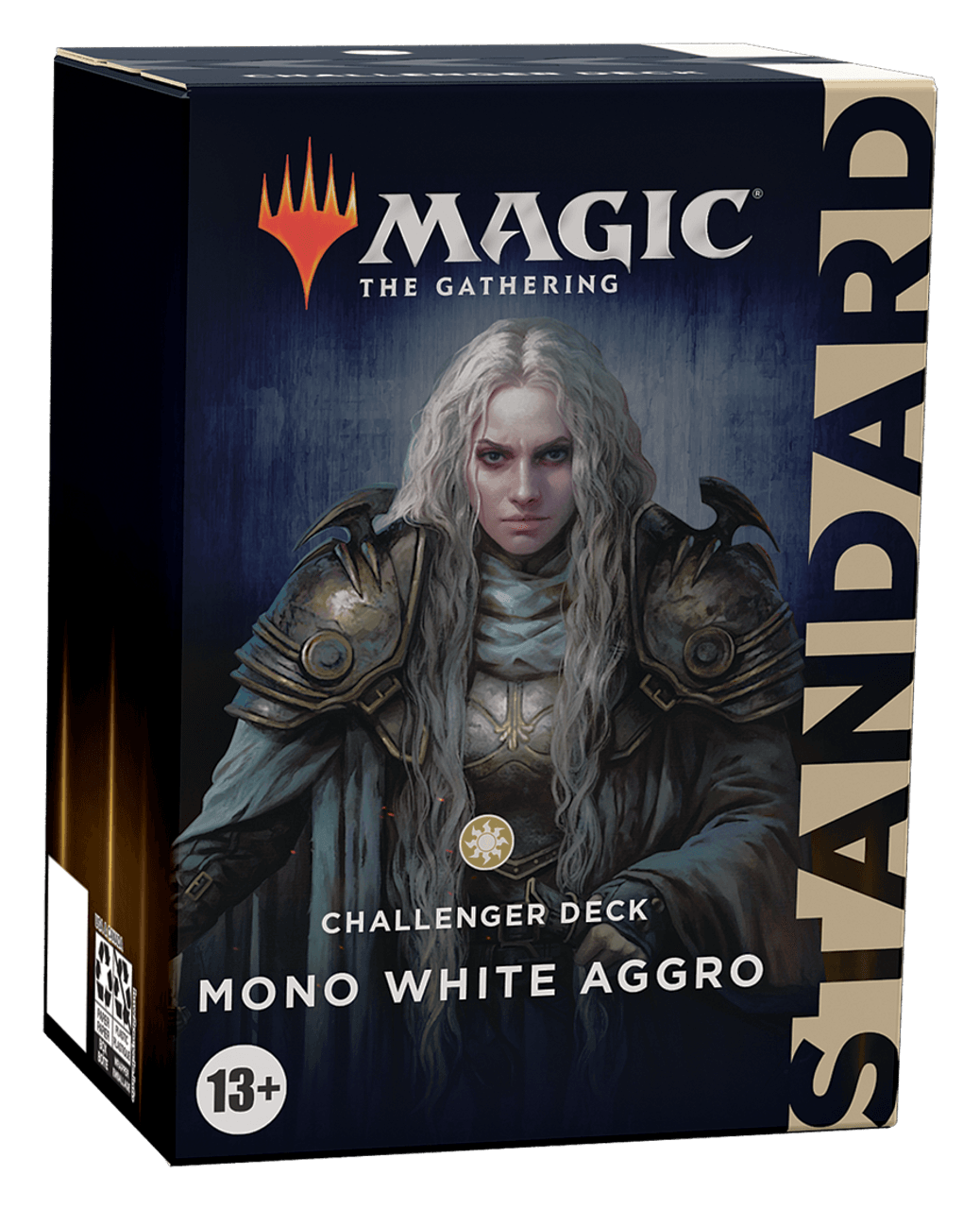 Magic The Gathering Challenger Deck 2022 - Mono White Aggro MTG Deck | Ready-to-Play Standard Format Card Game for Beginners & Advanced Players | Perfect for Tournaments, Casual Play & Collecting