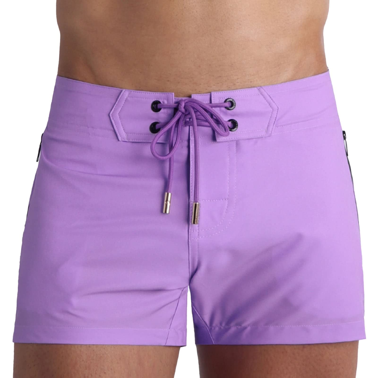 Bang Men's Swimwear - Quick-Dry Stretch Swim Trunks with Adjustable Waist - Premium Beach & Pool Shorts for Swimming, Surfing & Vacation