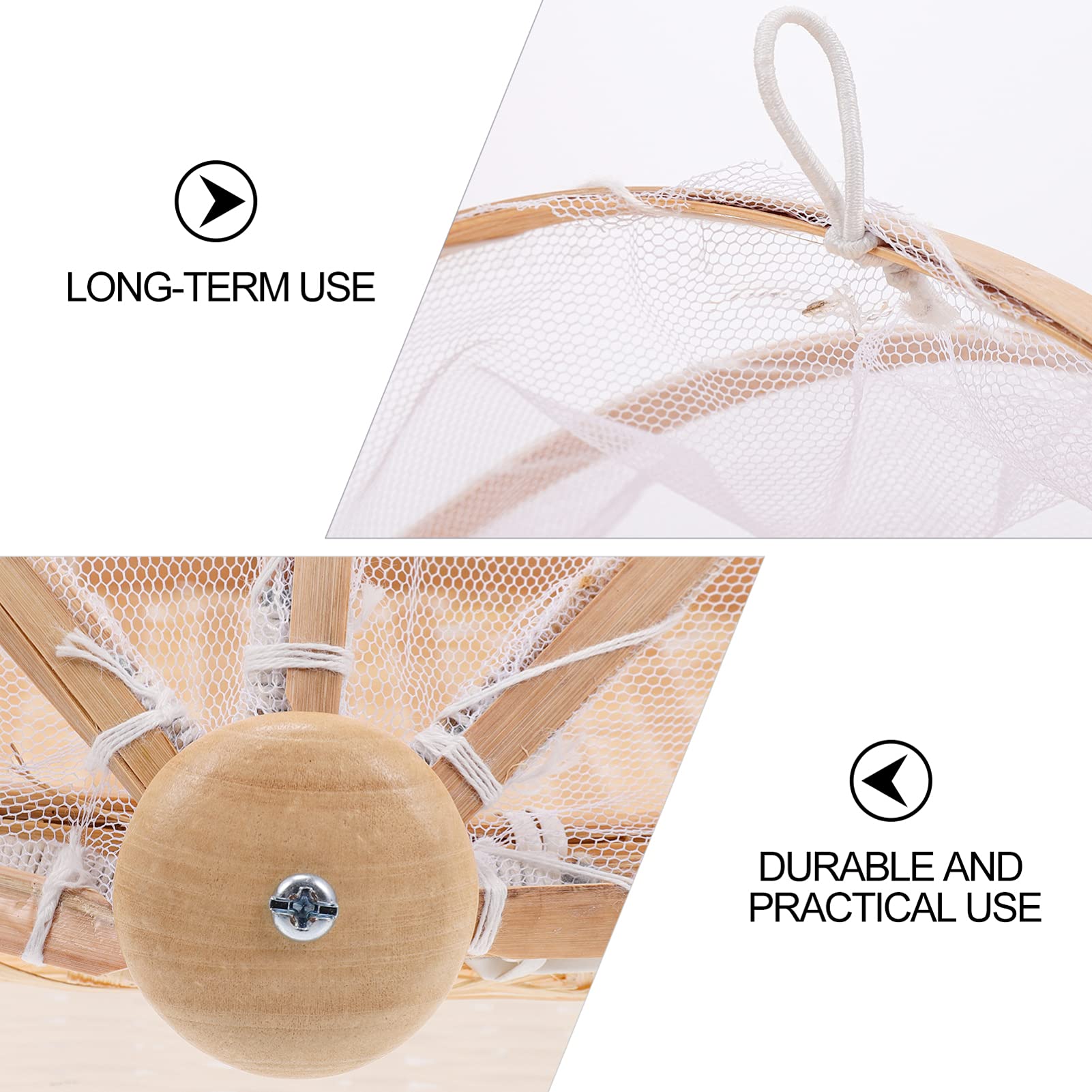 DOITOOL 2-Pack Outdoor Food Covers with Mesh - Reusable Picnic Food Tents for Vegetables, Fruits, Bread - Perfect for Camping, BBQs, Beach Parties & Outdoor Dining