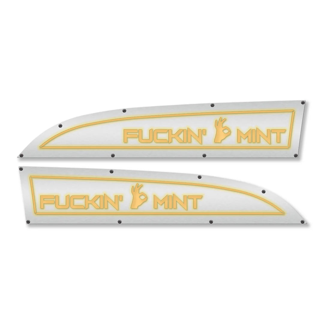 Custom 2011-2016 Ford Super Duty Fender Badge Replacements - LED Compatible, Fully Customizable for Truck Enthusiasts | Perfect for Off-Roading & Car Shows