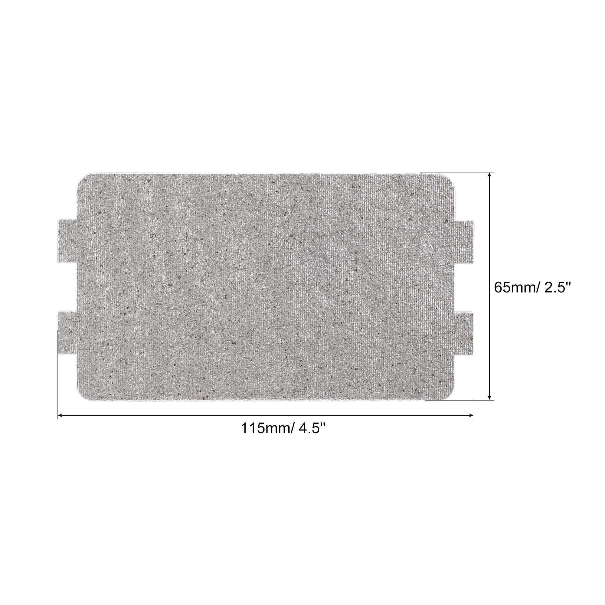 Microwave Oven Waveguide Cover Mica Plate - 4.5 x 2.5 Inch Insulation Board Repair Kit (2-Pack) - Replacement Part for Microwave Repair & Maintenance - Perfect for Home Kitchen Appliances