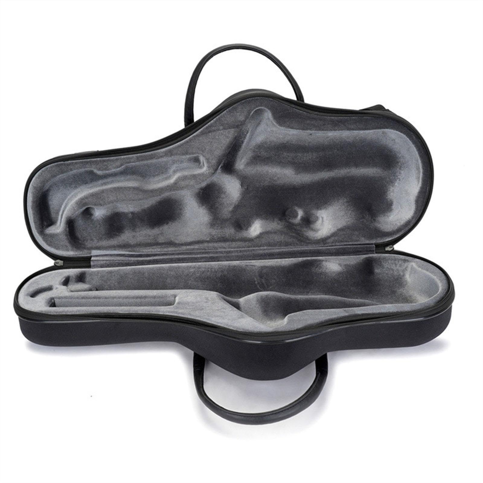 Professional Waterproof Alto Saxophone Case - Durable Sax Carrying Bag with Zipper for Stage, Practice & Travel - Perfect for Musicians & Students (Black)
