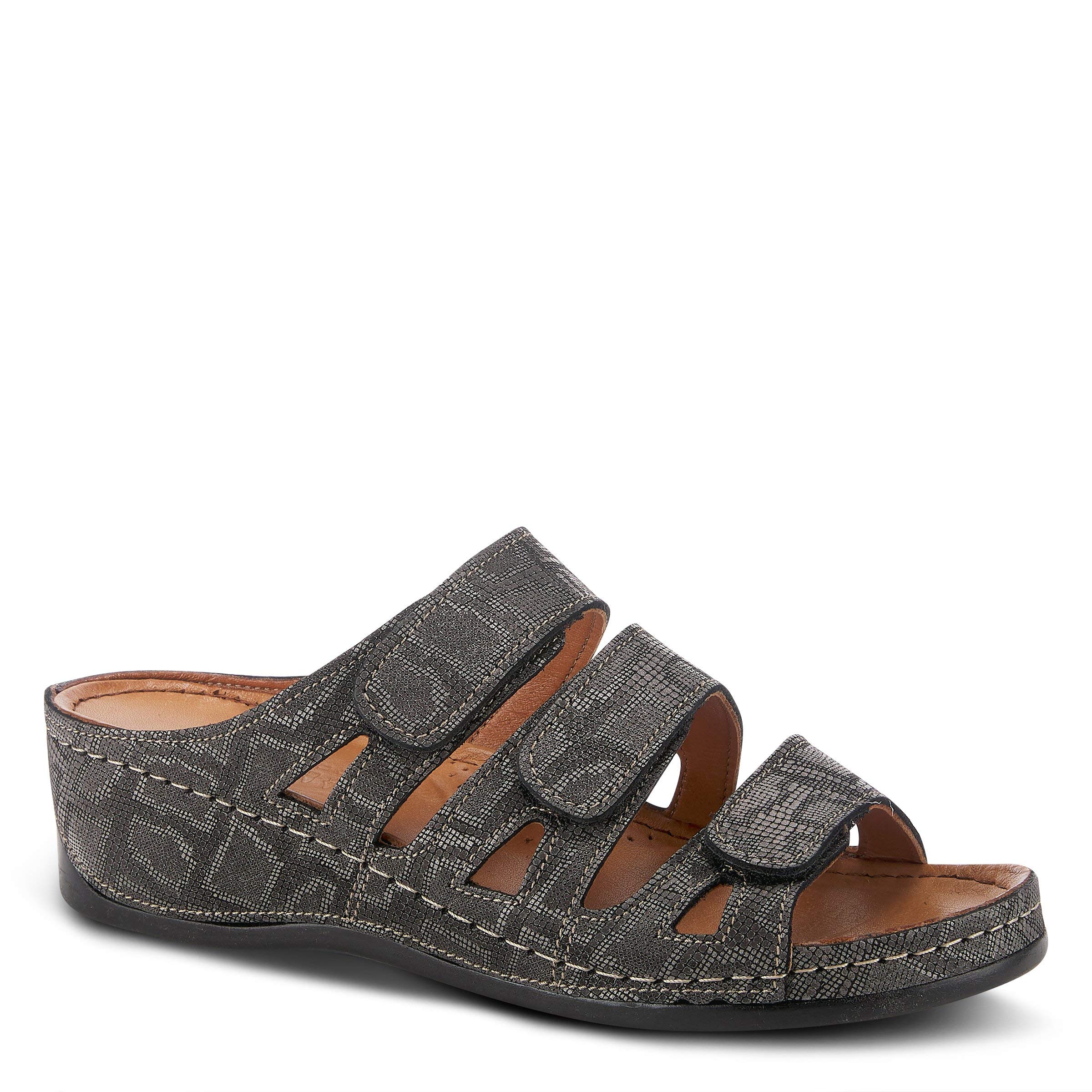 Spring Step Women's Eulale Slide Sandal - Comfortable Summer Slides for Women | Casual Beach Sandals with Arch Support | Perfect for Pool, Vacation & Everyday Wear