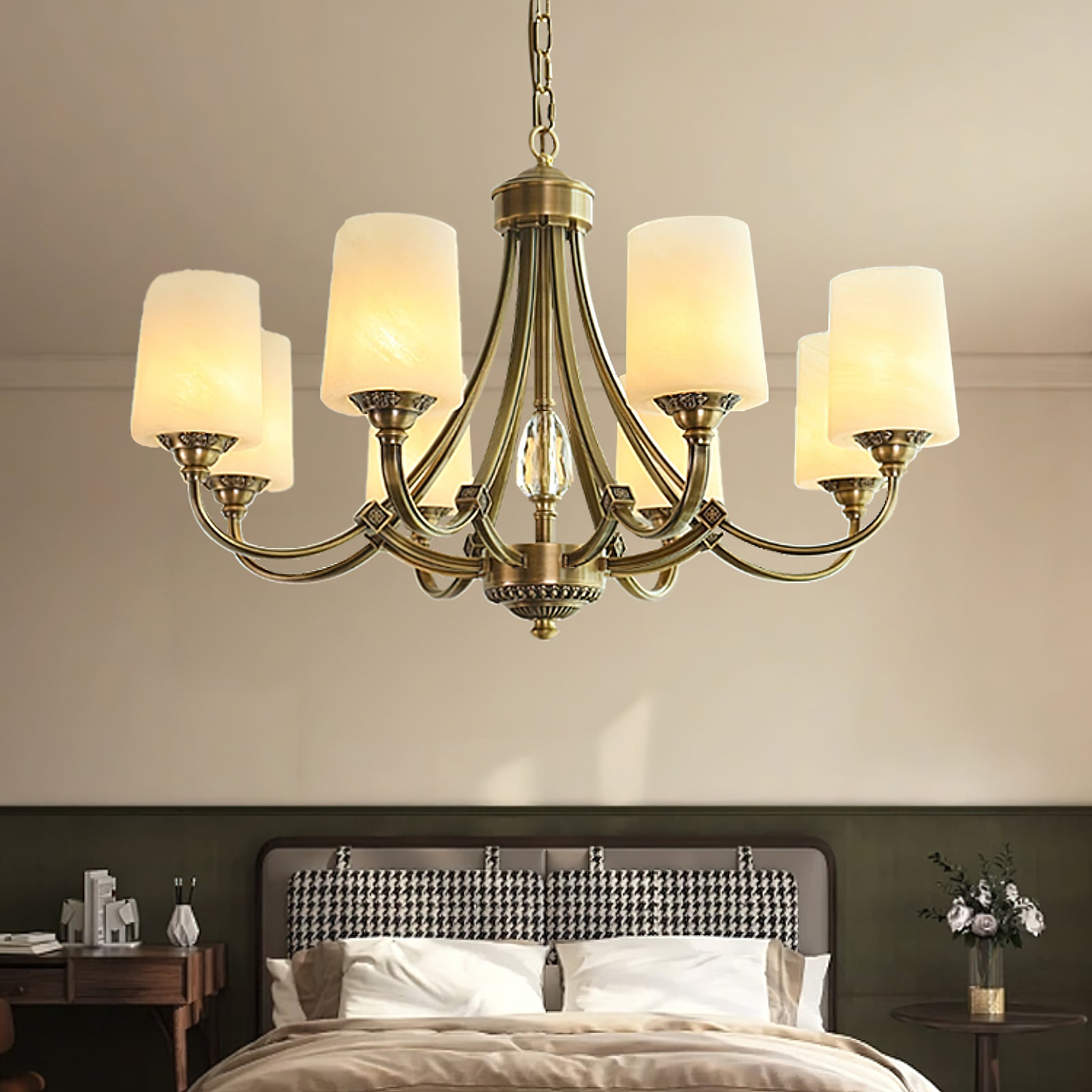 Etesian Crystal Chandelier - Modern Luxury Ceiling Light Fixture for Dining Room, Living Room & Bedroom | Elegant Home Decor Lighting for Wedding, Hotel & Restaurant