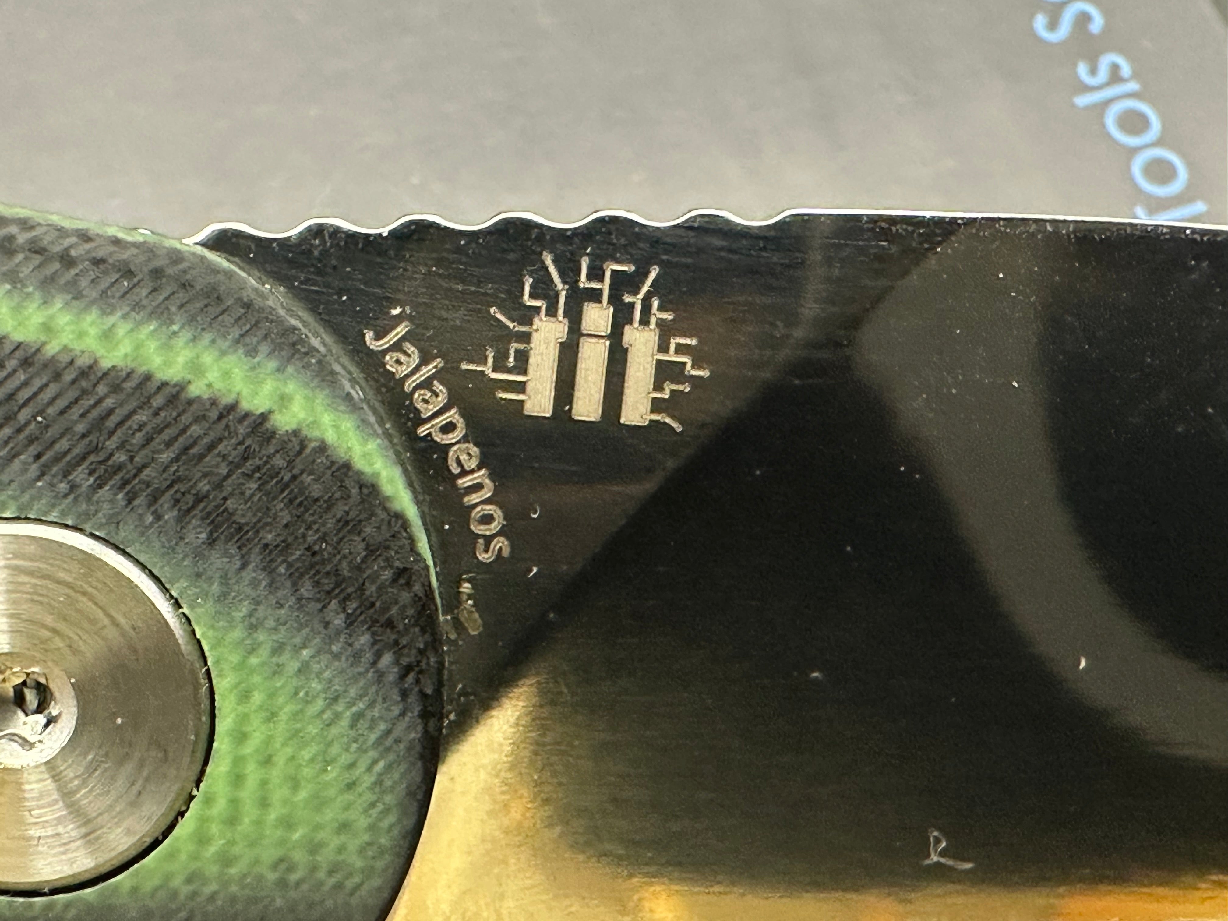 SHIELDON Folding Knife - 154CM Steel Blade, Green G10 Handle, Plain Edge, Mirror Polish Finish - Perfect for Camping, Hiking & Outdoor Adventures
