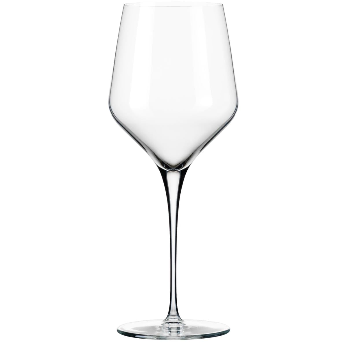 Libbey 9322 Prism 13oz Wine Glasses Set of 12 - Crystal Clear Stemware for Red & White Wine - Perfect for Dinner Parties, Weddings & Home Entertaining