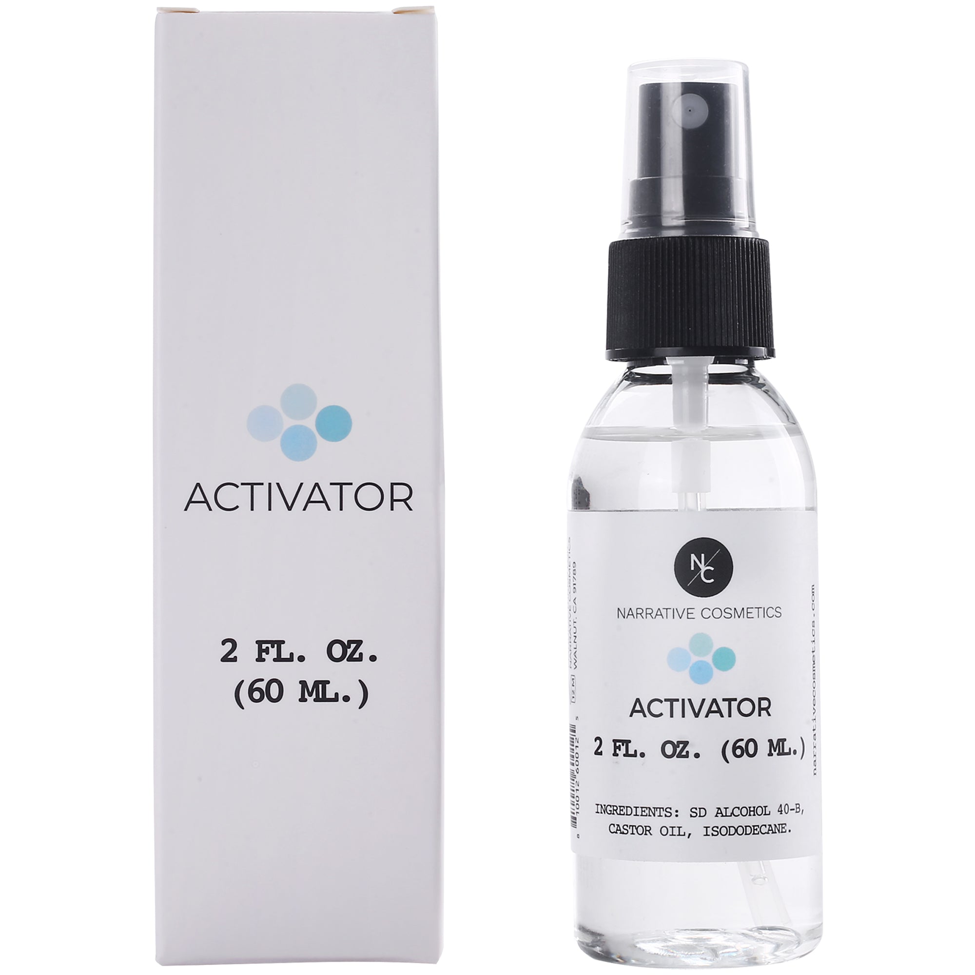 Special FX Makeup Alcohol Palette Activator - 2 Fl Oz (60ml) for Theater, Film, Halloween & Professional Cosplay - Ideal for Creating Realistic Wounds, Scars & Special Effects Makeup