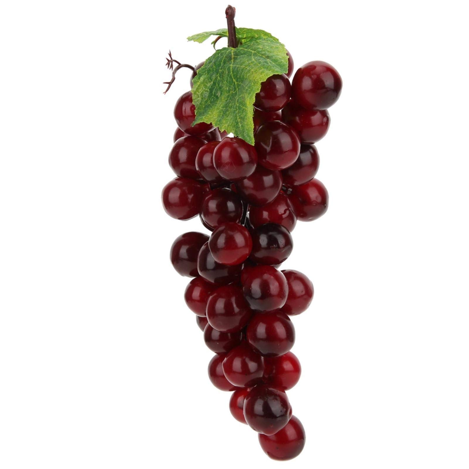 01 Artificial Fruit Grapes - Durable Fake Decorative Grapes for Home Decor, Cabinet Display, Store Samples, Mall Exhibition & Photography Props - Perfect for Wedding Centerpieces, Table Decorations & Visual Merchandising