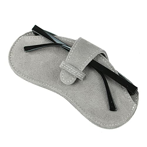 Gray-suede Leather