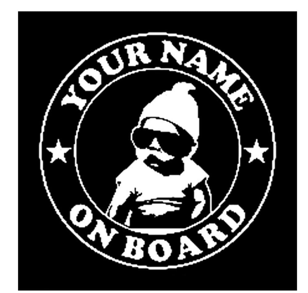 Funny 3D Baby On Board Car Stickers - 13.5x13.7cm Waterproof Decals for Cars & Motorcycles - Humorous Vehicle Styling Accessories for Family Safety & Road Trip Fun