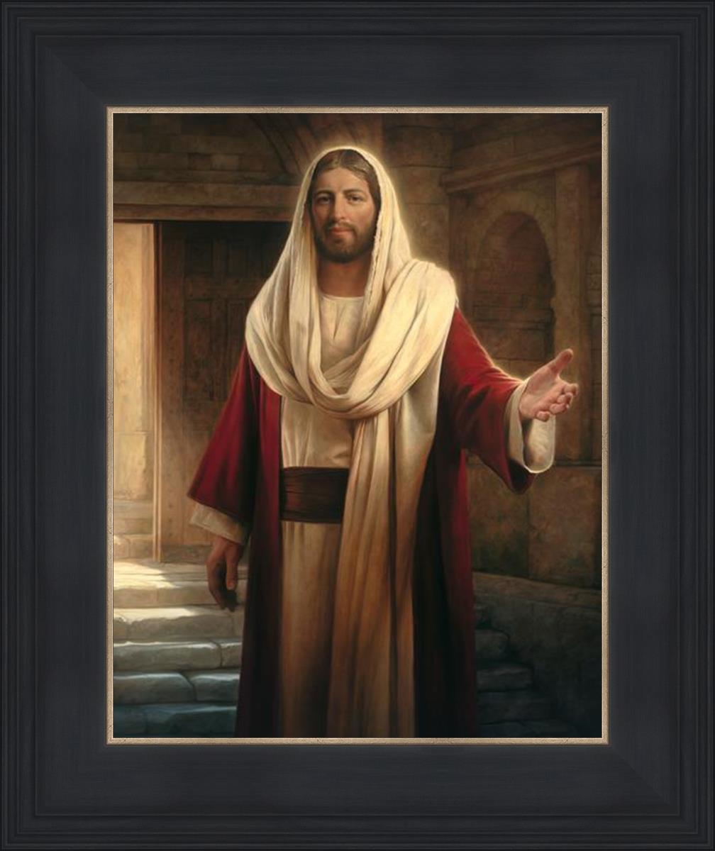 Come Follow Me by Howard Lyon - Inspirational Christian Art Print for Home, Church & Office Decor
