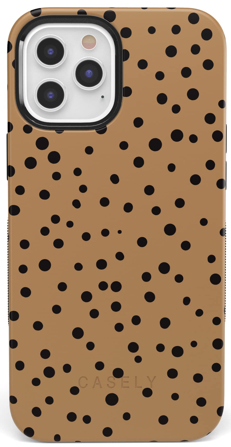 Casely iPhone 12 Pro Max Case - Stylish Dotted Animal Print Protective Cover | Trendy Phone Case for Women & Men | Perfect for Everyday Use, Work & Travel