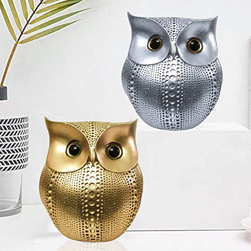 Golden and Silver - Owl Set
