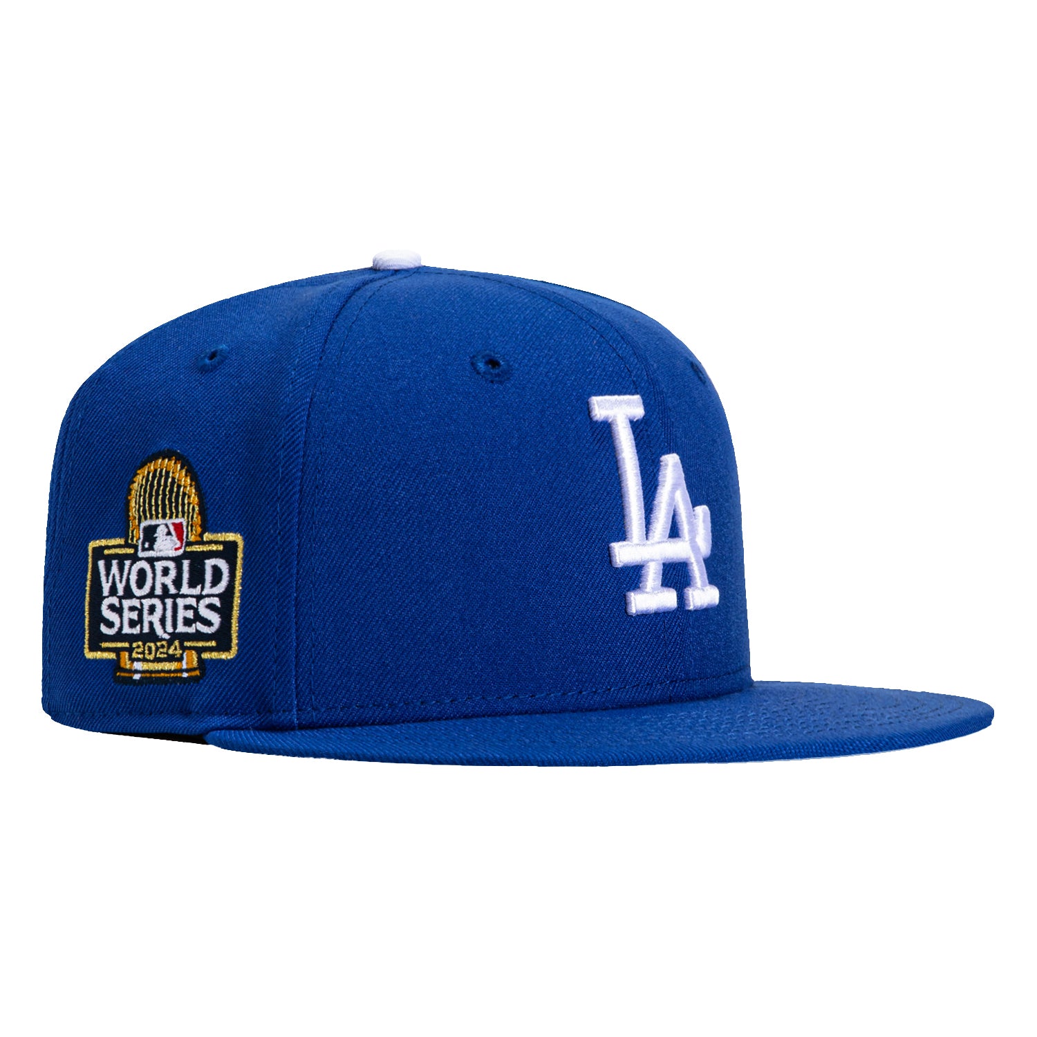 New Era 59Fifty Los Angeles Dodgers 2024 World Series Patch Snapback Hat - Royal Blue - Official MLB Baseball Cap for Men & Women - Perfect for Games, Collecting & Streetwear Fashion