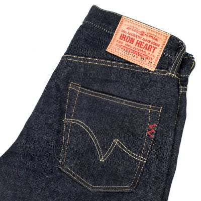 Iron Heart IH-777S 14oz Japanese Selvedge Denim Jeans - Indigo Raw Denim for Men | Premium Slim Fit Workwear & Casual Style