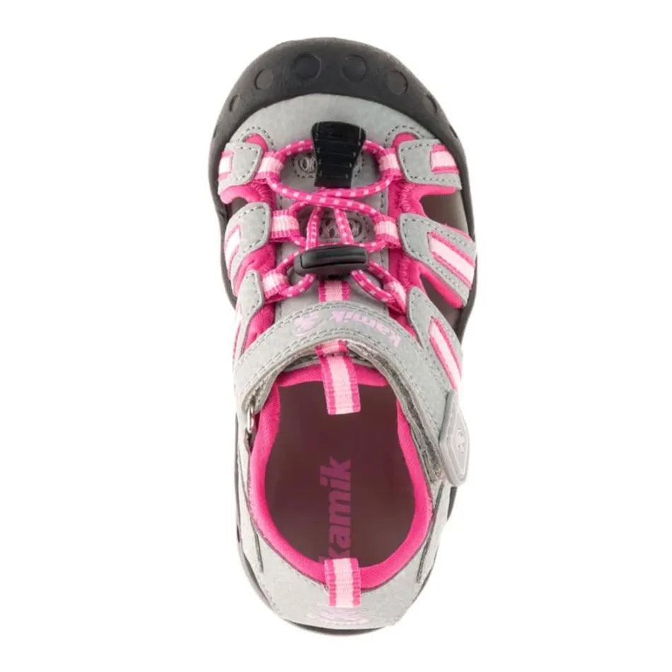 Kamik CRAB Big Kids Sandals - Waterproof & Comfortable Beach Shoes for Boys & Girls - Perfect for Summer, Beach, Pool & Outdoor Play