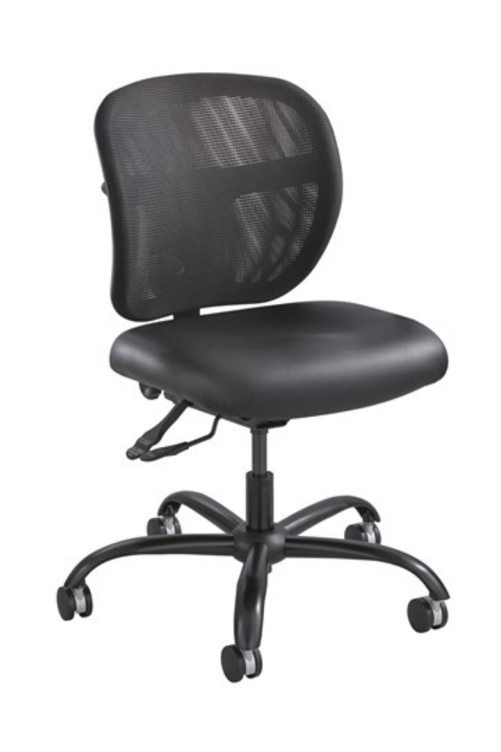Safco Vue 24/7 Big and Tall 500 lb Capacity Heavy Duty Mesh Task Chair 3397 - Ergonomic Office Chair for Long Hours, Home & Commercial Use