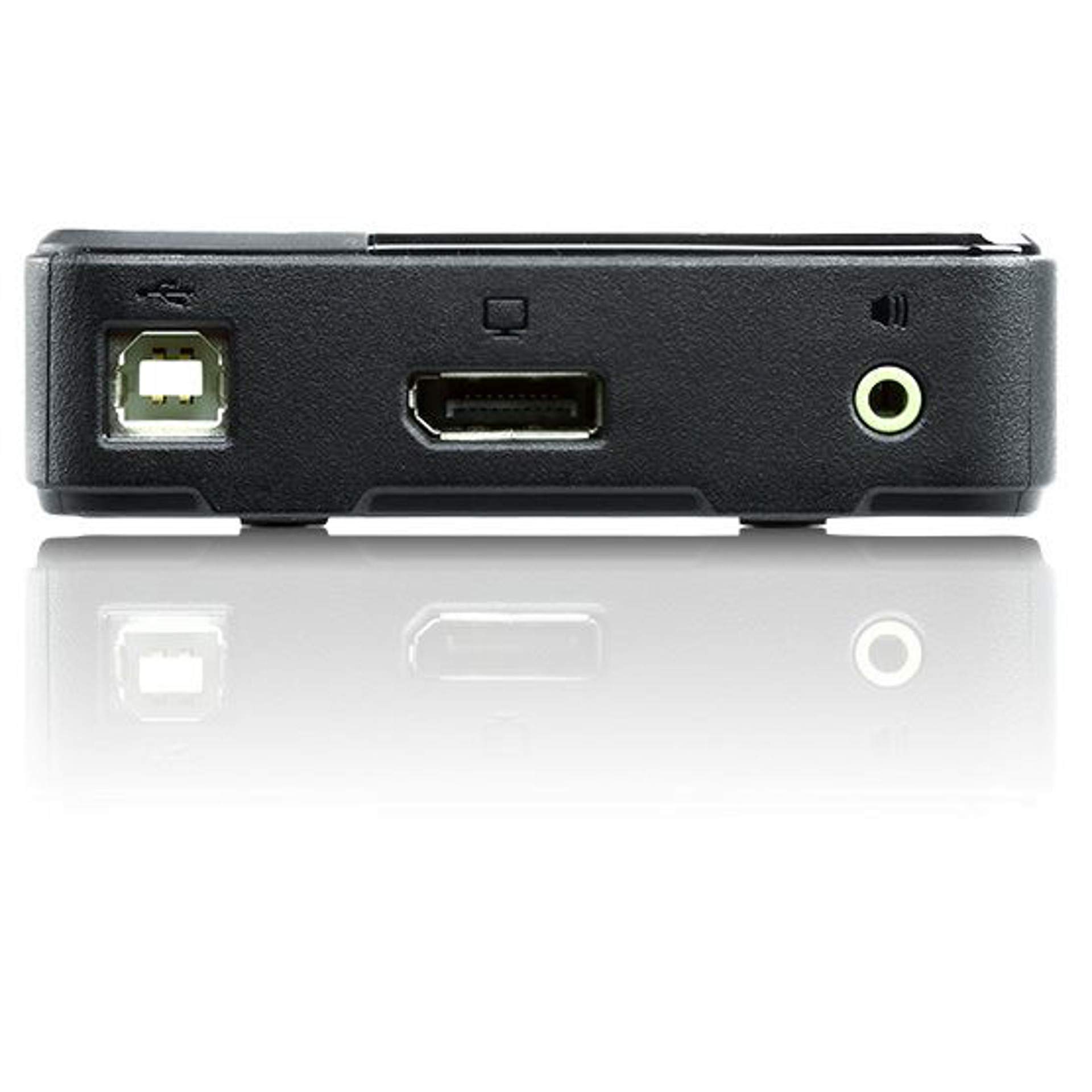 Aten CS782DP 2-Port USB DisplayPort KVM Switch with Audio Support - 4K UHD Resolution, Includes Cables - Perfect for Home Office, Gaming Setup & Multi-Computer Workstations