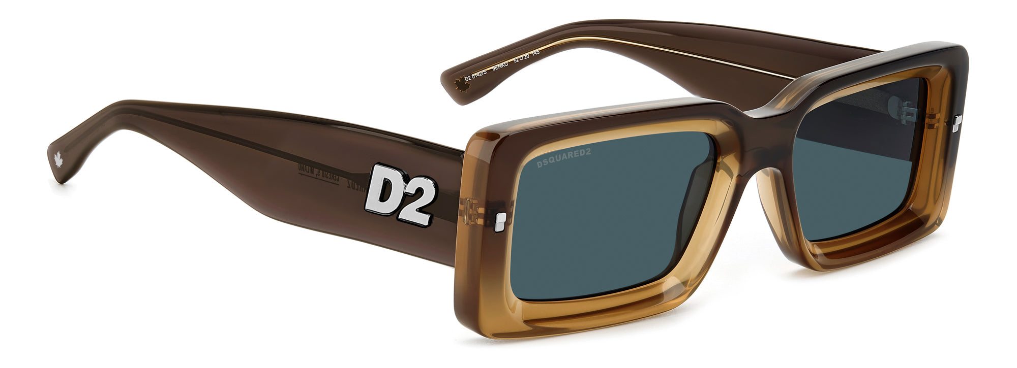 DSQUARED2 D2 0142/S Sunglasses - Luxury Designer Shades for Men & Women - UV Protection & Polarized Lenses - Perfect for Driving, Beach & Outdoor Activities