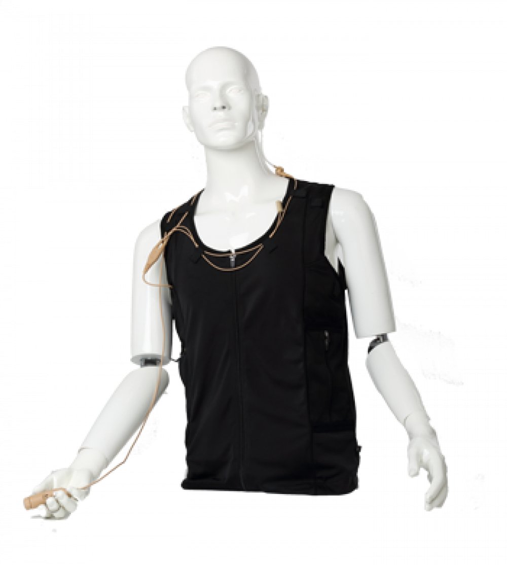Hytera NCN009 C Two Shoulder Vest for Walkie Talkie - Durable Police Security Radio Holder for Law Enforcement & Outdoor Activities