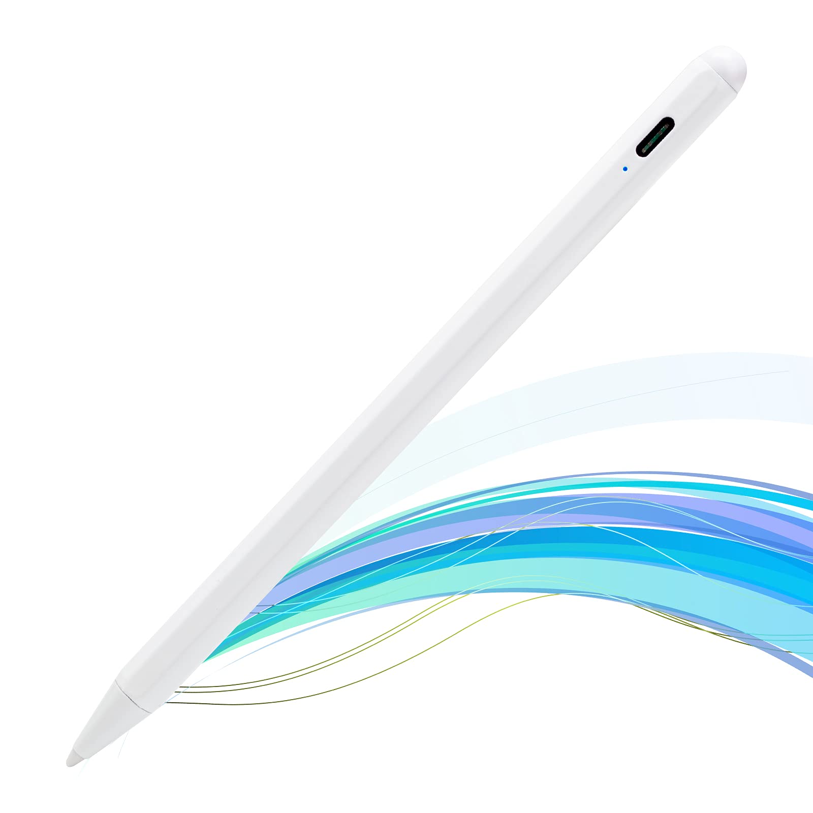 Apple Pencil for iPad 11th/10th/9th/8th Gen - Fine Tip Stylus for Drawing & Writing - White