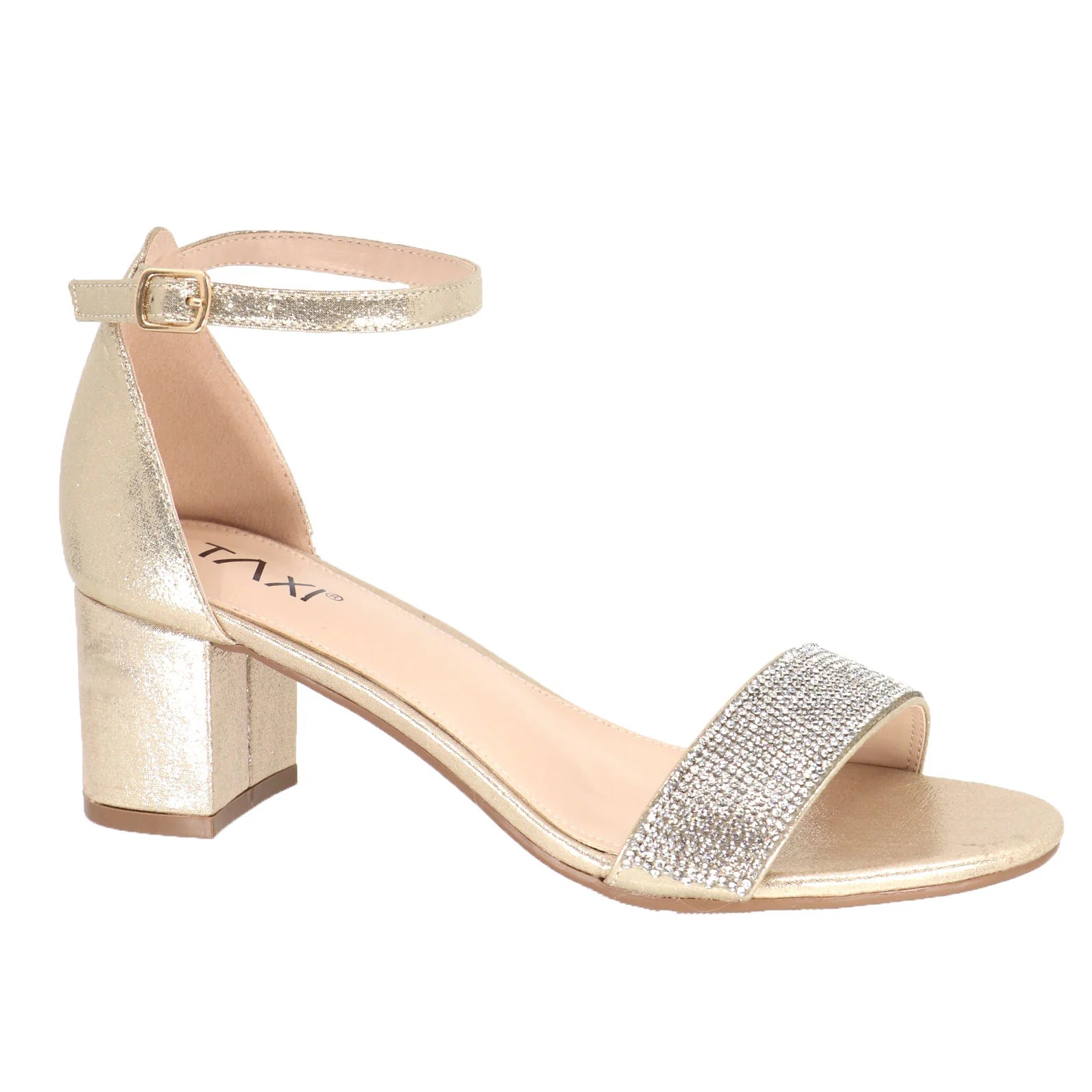 Taxi Macy 02 Champagne Women's Heels - Elegant High Heel Shoes for Parties, Weddings & Special Occasions