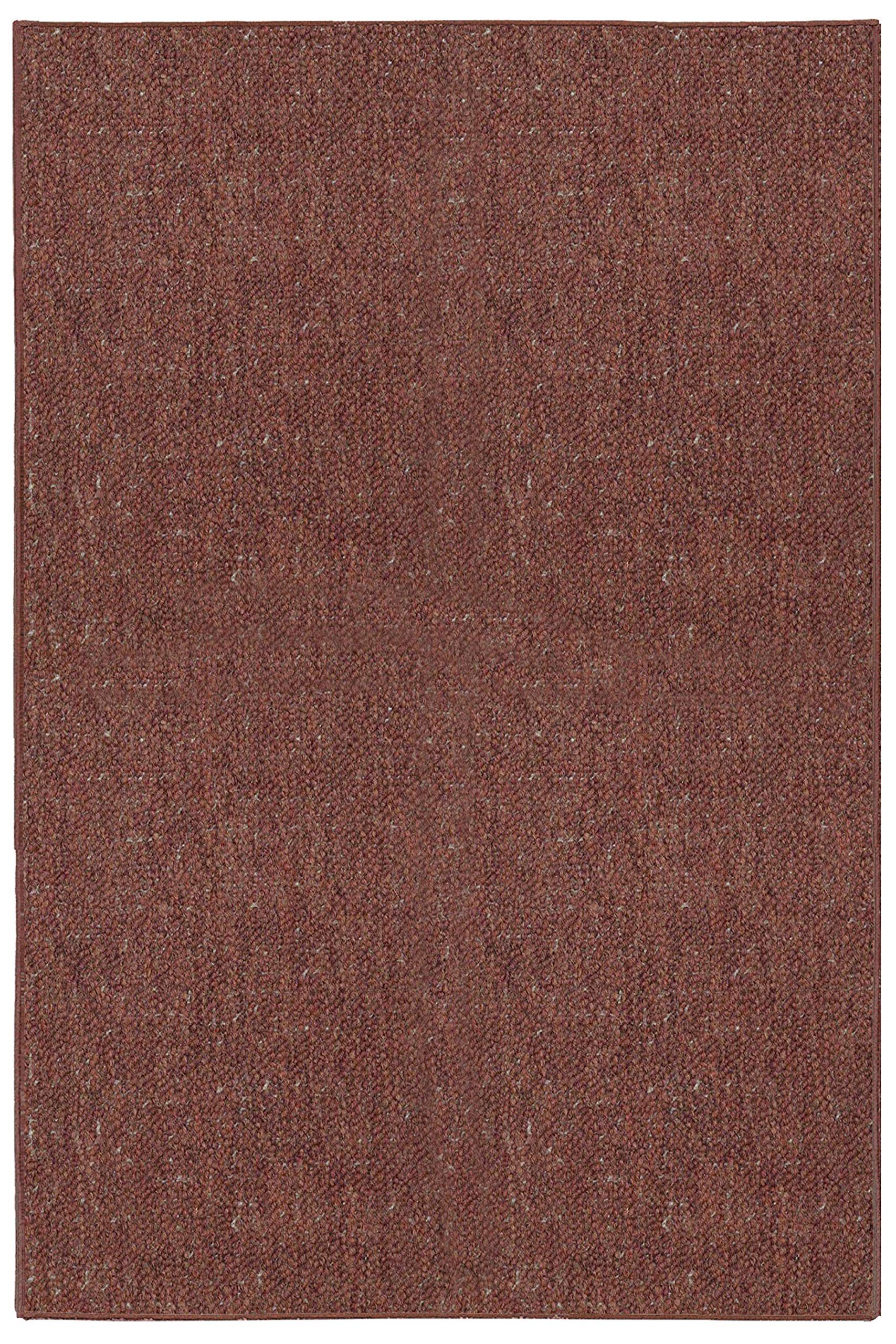 Premium Rust-Colored Indoor/Outdoor Area Rug 7'6