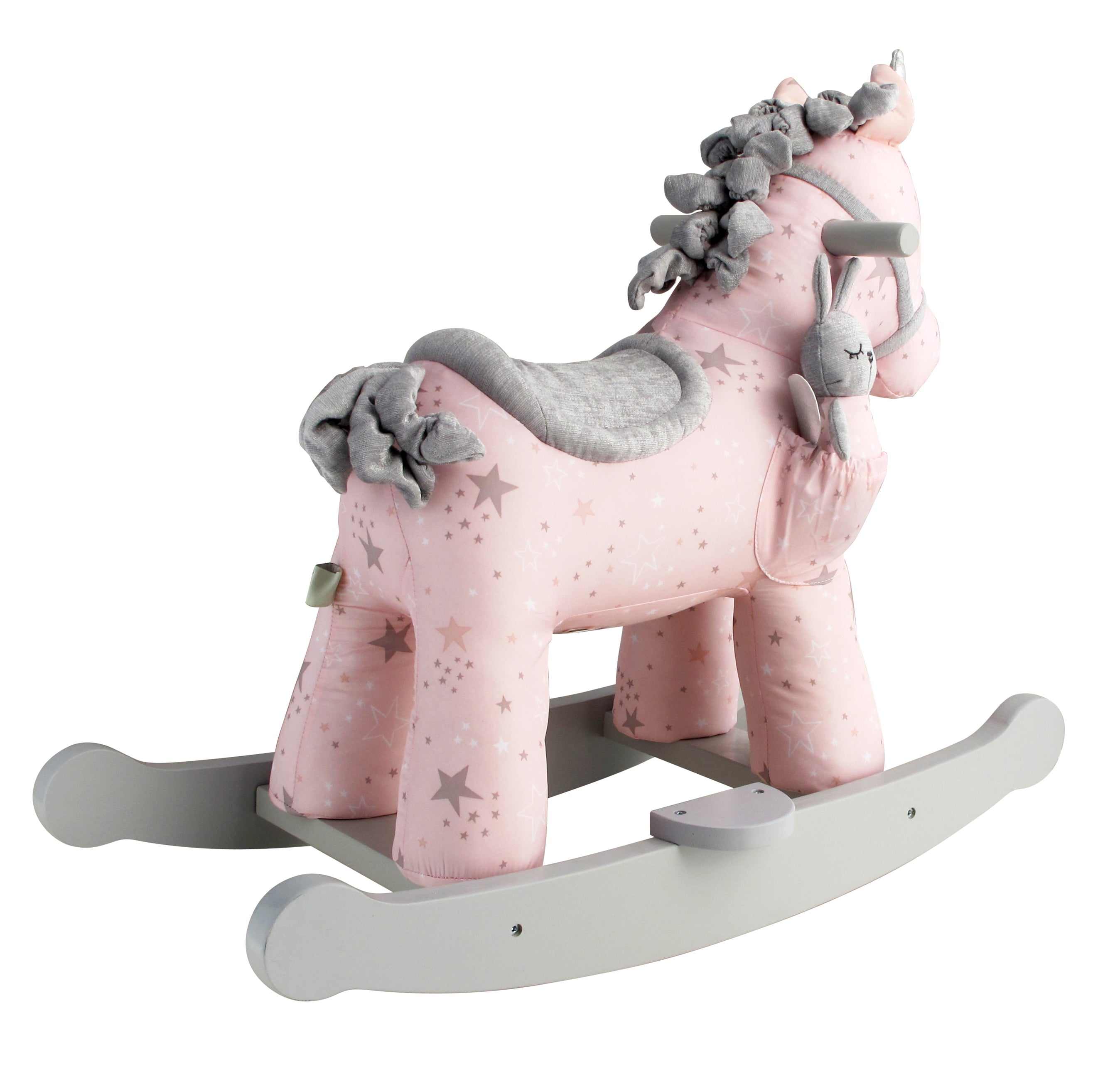 Celeste & Fae Rocking Unicorn Plush Toy - Soft Cuddly Stuffed Animal for Kids, Perfect for Bedtime, Playtime & Nursery Decor | Gift for Girls & Boys