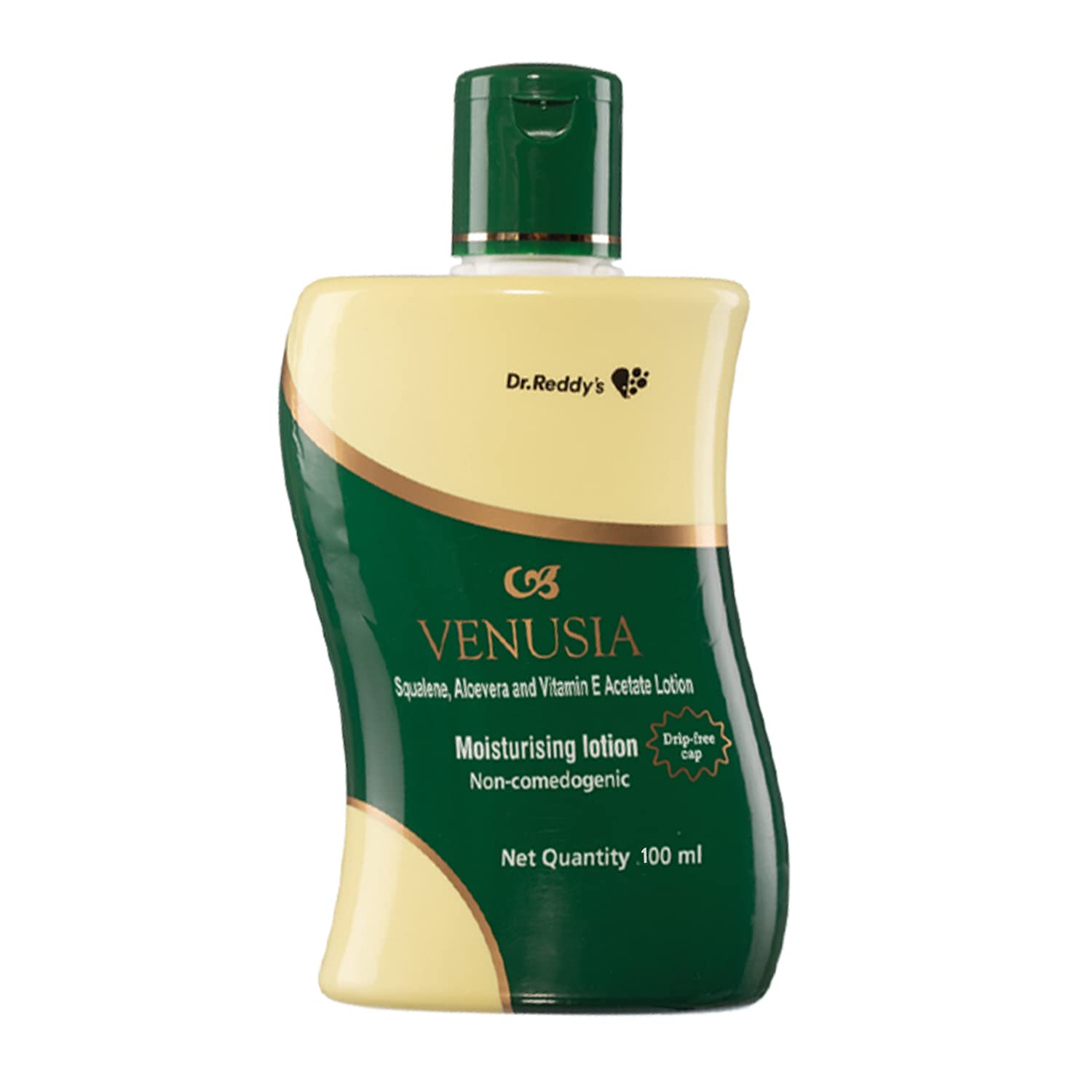Venusia Dr Reddy's Moisturizing Lotion with Vitamin E, Aloe Vera & Squalene - Daily Hydrating Face & Body Lotion for Dry Skin - Soothing Itch Relief, Non-Greasy Formula - 100ml - Perfect for Daily Skincare Routine & Post-Shower Moisturizing