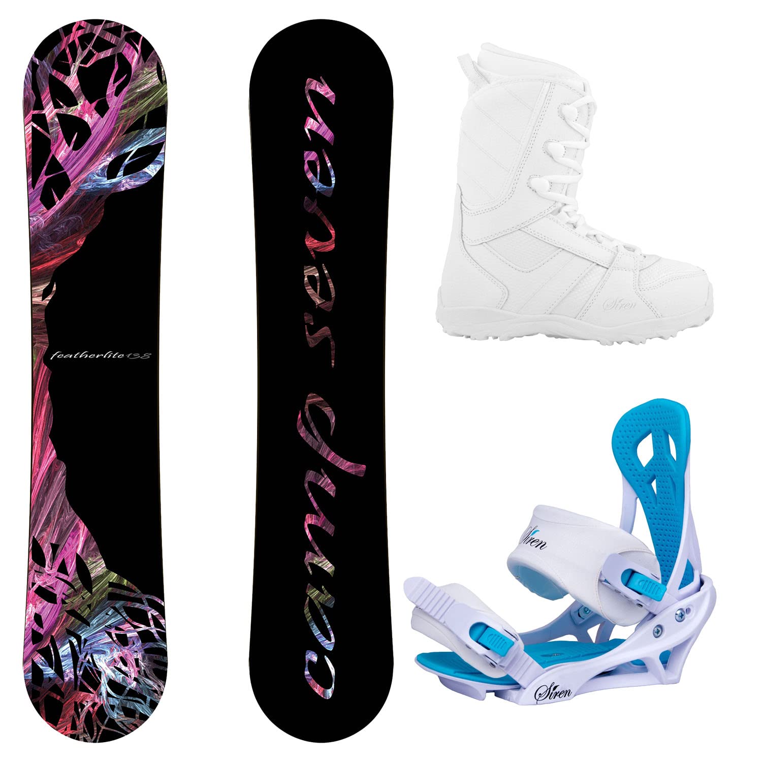 Featherlite Women's Snowboard Package 2022 - All-Mountain Riding