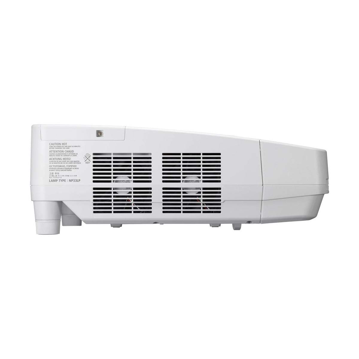 NEC NP-UM361X Ultra Short Throw Projector - 4K UHD Home Theater Projector for Movies, Gaming & Office Presentations | Bright 3600 Lumens | HDR & 3D Ready | Perfect for Living Rooms, Classrooms & Conference Rooms