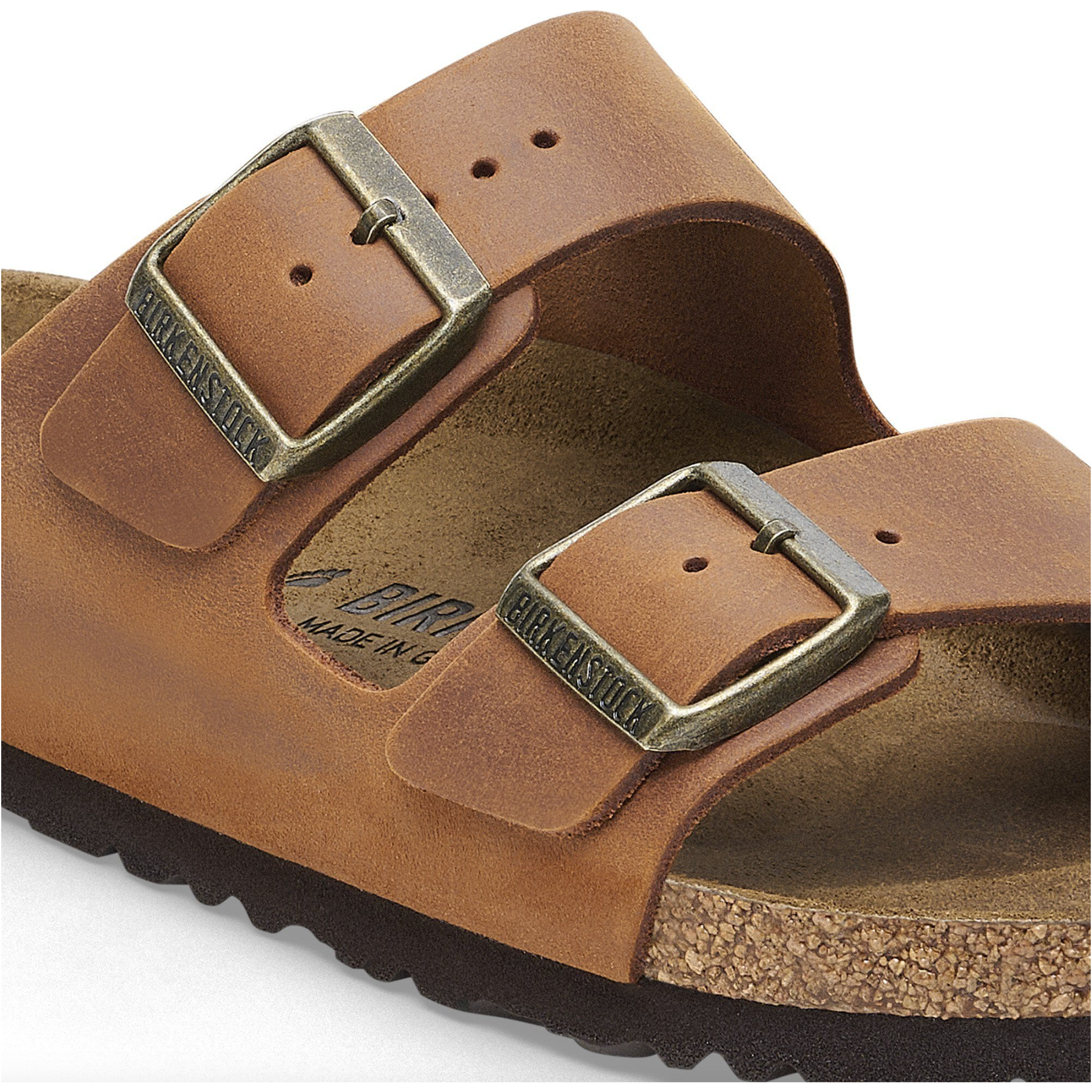 Birkenstock Women's Arizona Oiled Leather Sandals - Comfortable Arch Support Footbed | Perfect for Summer, Beach, and Casual Wear