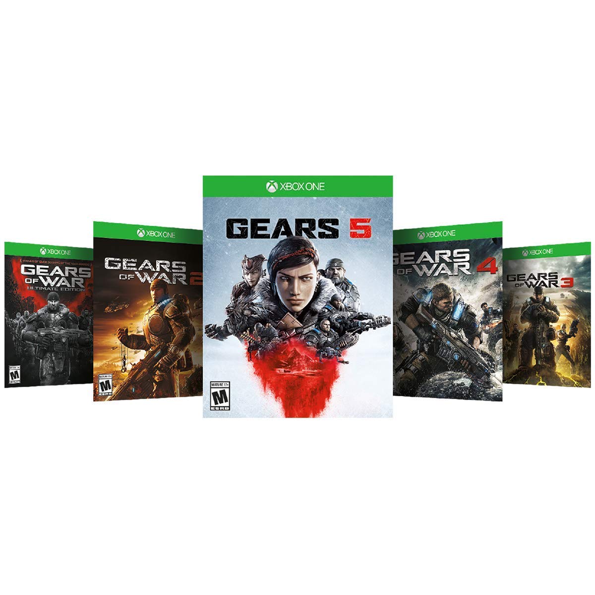 Xbox One S 1TB Console - Gears 5 Bundle (Renewed) | Certified Refurbished Gaming System with Wireless Controller | Perfect for Home Entertainment & Multiplayer Gaming