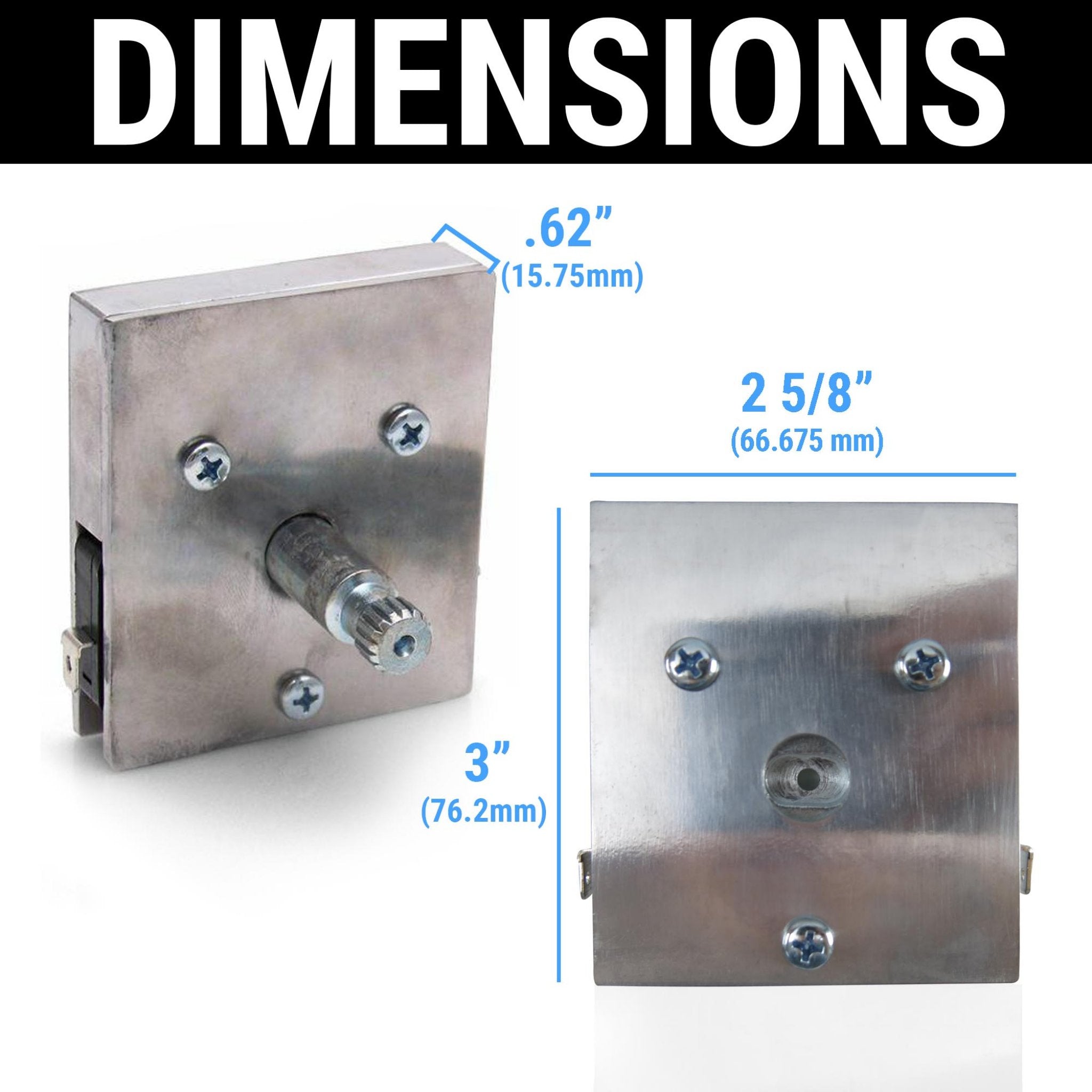 1903 Rambler Model E Power Window Motor Manual Crank Handle Conversion Switch - OE Replacement for Classic Cars - Perfect for Restoration & DIY Projects