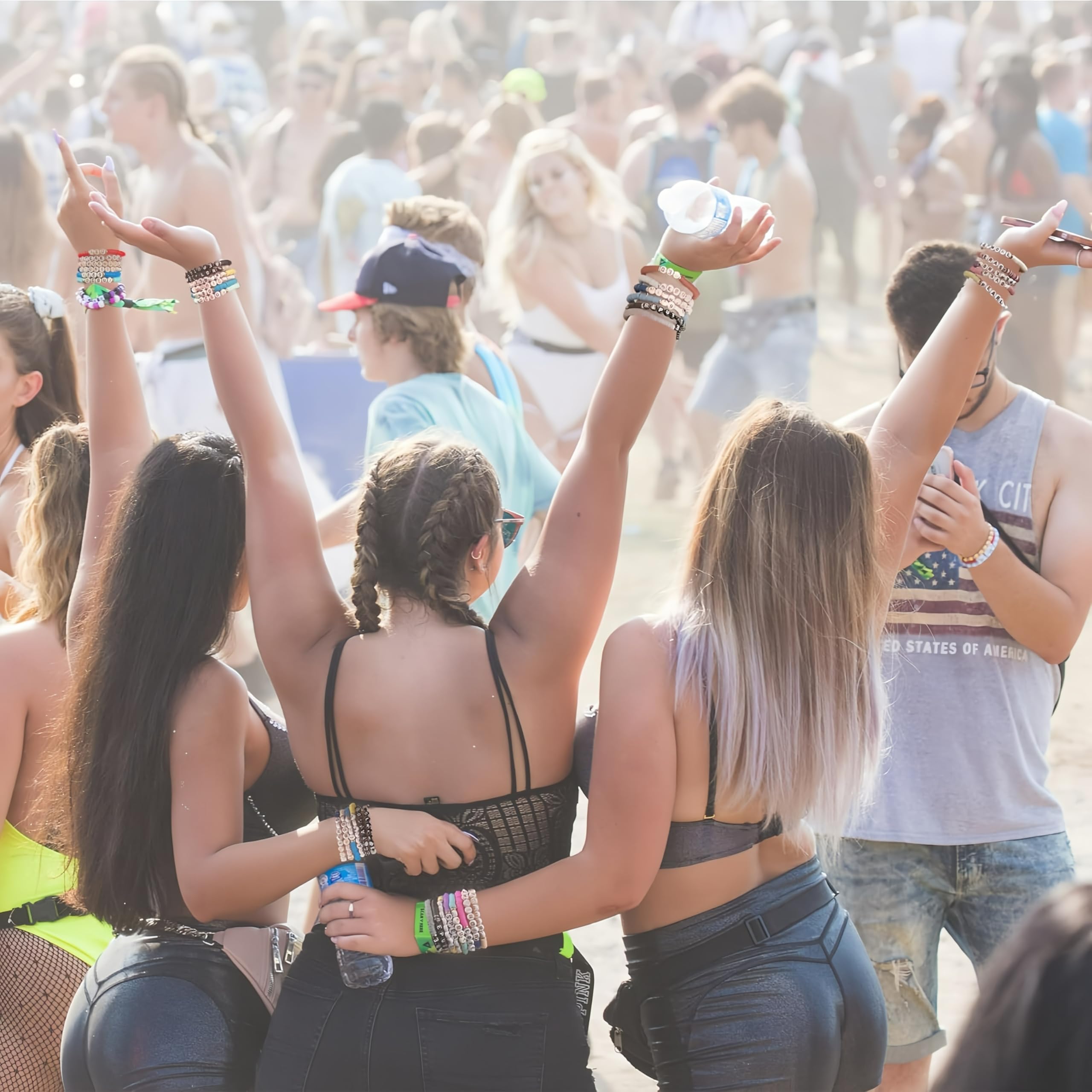 Boho Friendship Layering Bracelet Set for Women - Music Inspired Charm Bracelets for Fans | Perfect for Concerts, Festivals & Everyday Boho Style