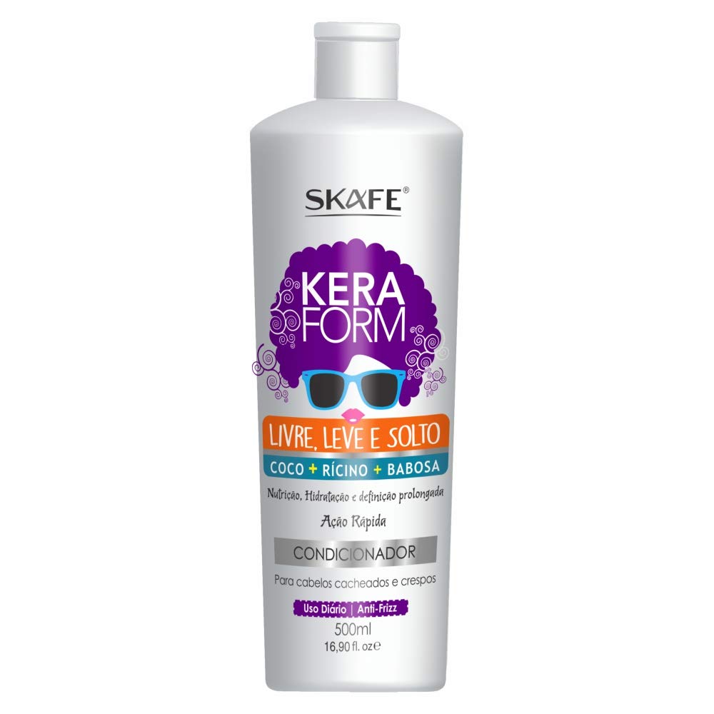 Keraform Free Light & Loose Conditioner 500ml - Sulfate-Free Hair Treatment for Dry & Damaged Hair | Salon-Quality Hydration for Curly, Straight & Color-Treated Hair
