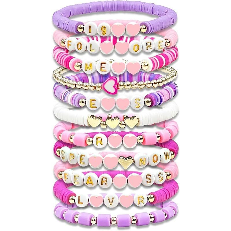 Boho Friendship Layering Bracelet Set for Women - Music Inspired Charm Bracelets for Fans | Perfect for Concerts, Festivals & Everyday Boho Style