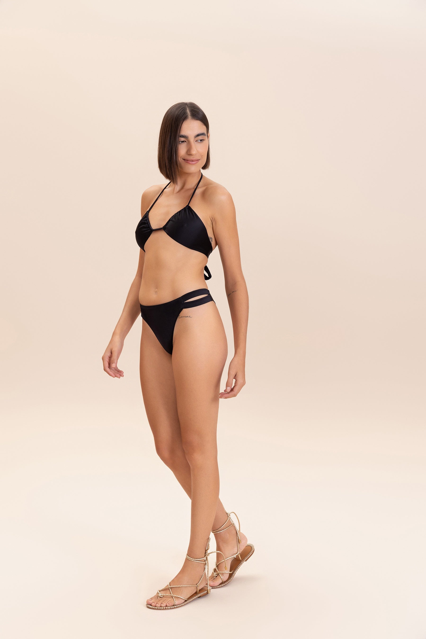 Shine Wide Band Bikini Top for Women - Sexy Swimwear Push Up Bikini Bra for Beach, Pool & Summer Vacation