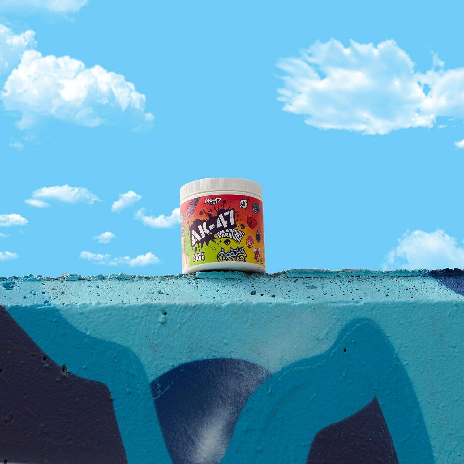 AK 47 Labs Pre Workout Powder 240g - Premium Energy & Focus Supplement for Intense Gym Sessions & Athletic Performance