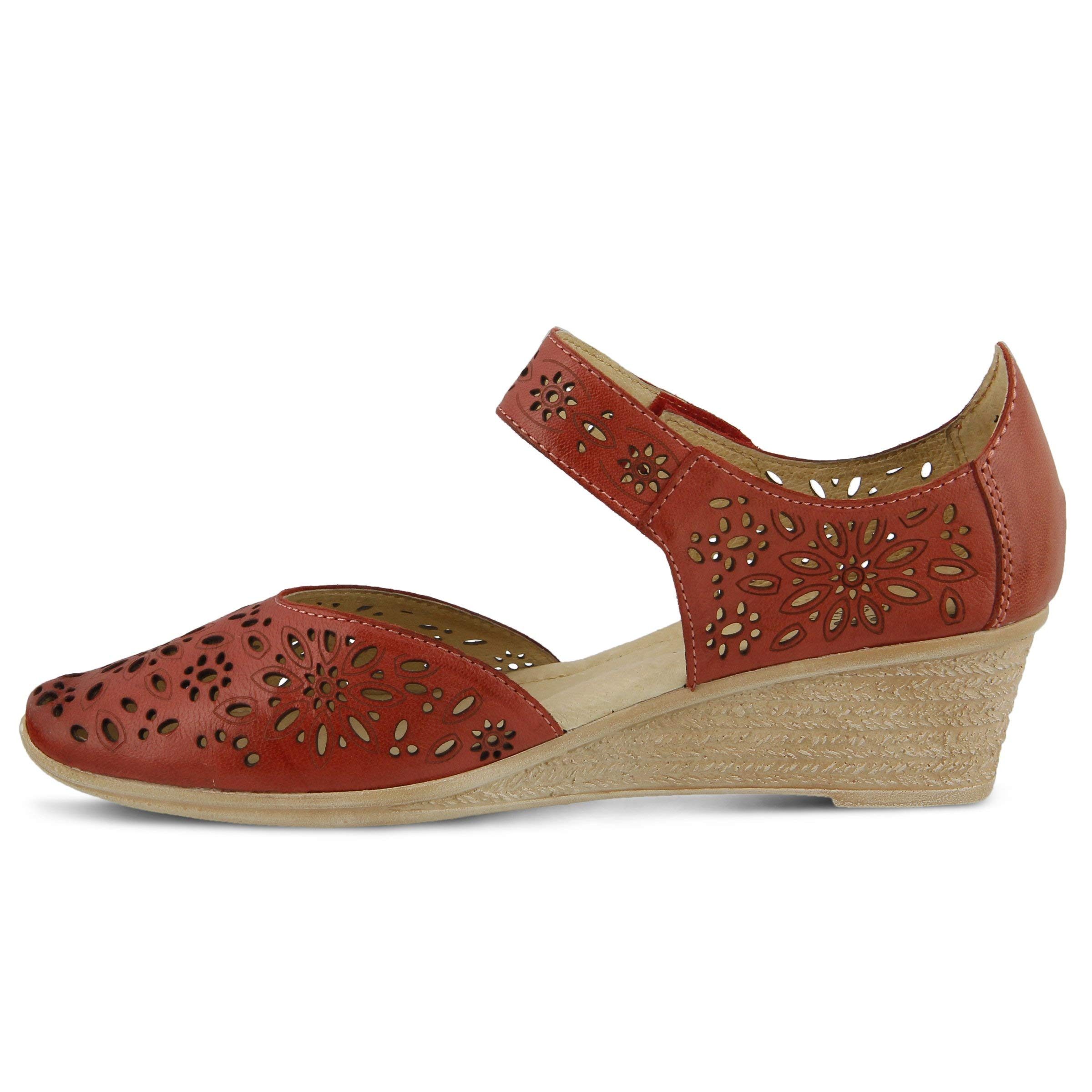 Spring Step Women's Comfortable Nougat Wedge Sandal - Perfect for Summer Outings, Beach Vacations & Casual Wear