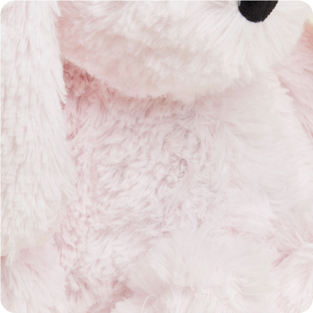 Pink Bunny Warmies Stuffed Animal - Soft Plush Microwaveable Heating Pad for Kids & Adults - Perfect for Stress Relief, Anxiety, and Comfort at Home or Office