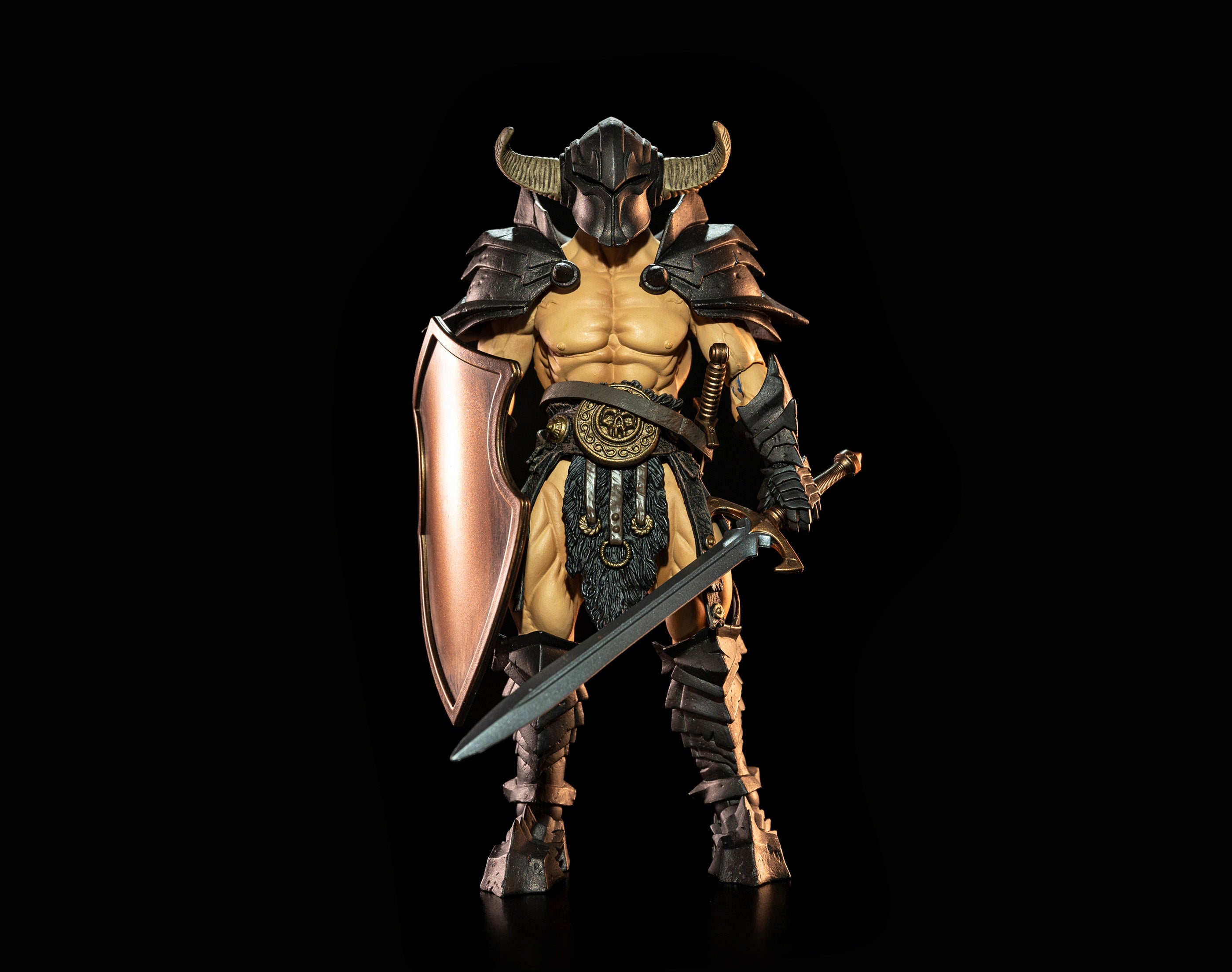 Mythic Legions Deluxe Barbarian Builder Set - House of the Noble Bear Action Figure Collection for Fantasy Role-Playing & Display