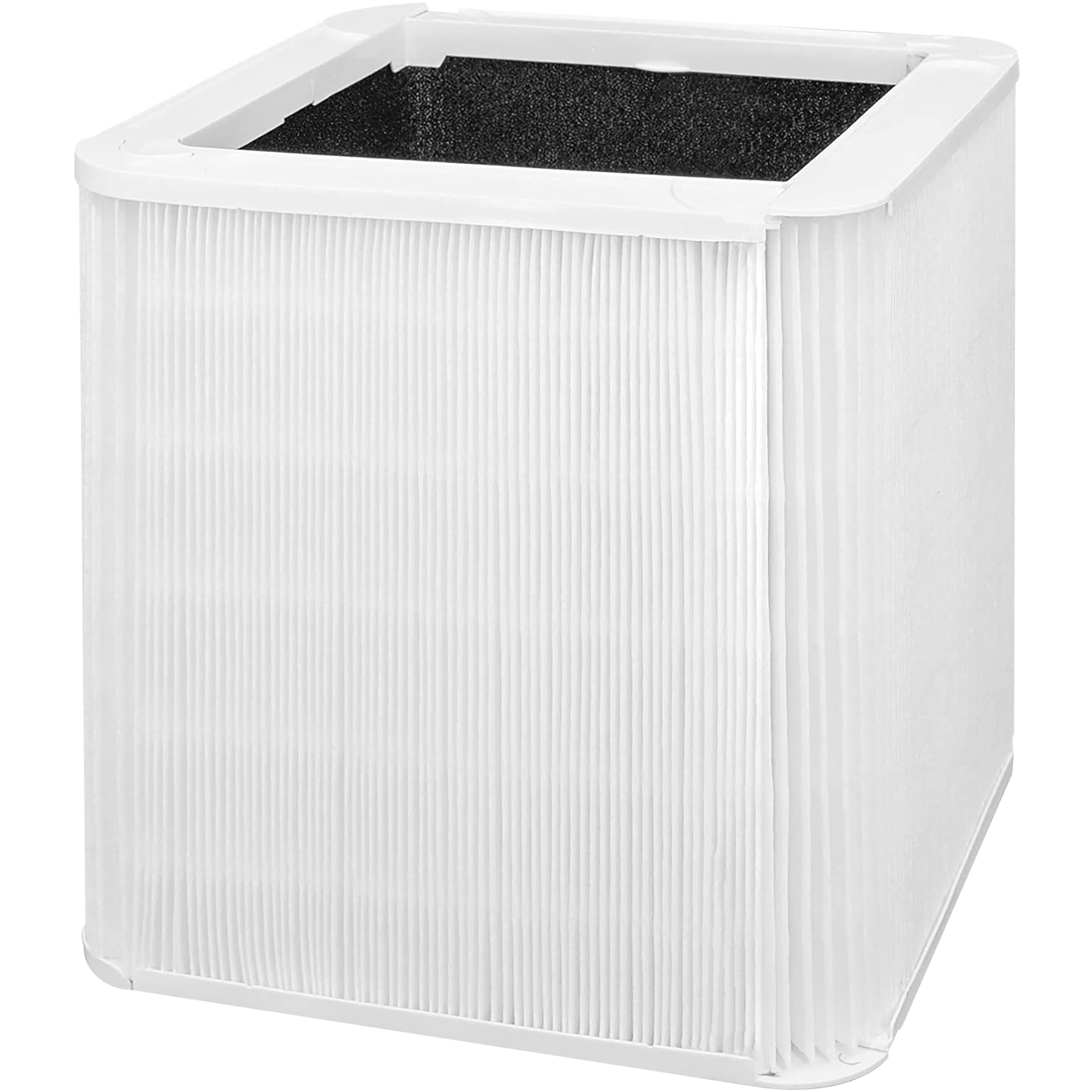 Blue Pure 211+ Replacement Air Filter - Compatible with Blueair 211+ Air Purifier, HEPA Particle & Activated Carbon Foldable Filter for Home, Office, Bedroom Air Cleaning