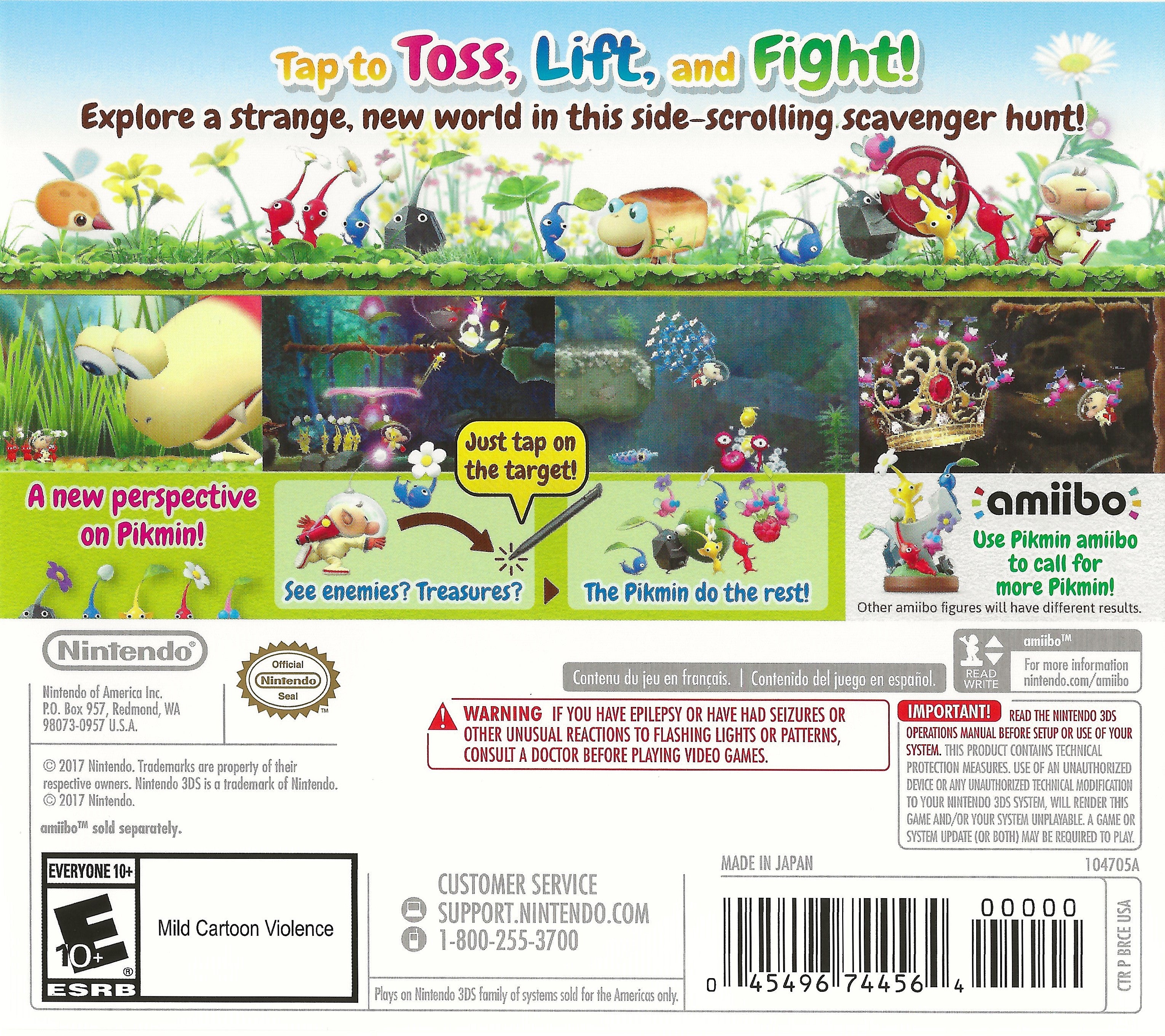 Used Hey Pikmin 3DS Video Game - Nintendo 3DS Adventure Game for Kids & Adults | Perfect for Travel, Gifts & Collectors